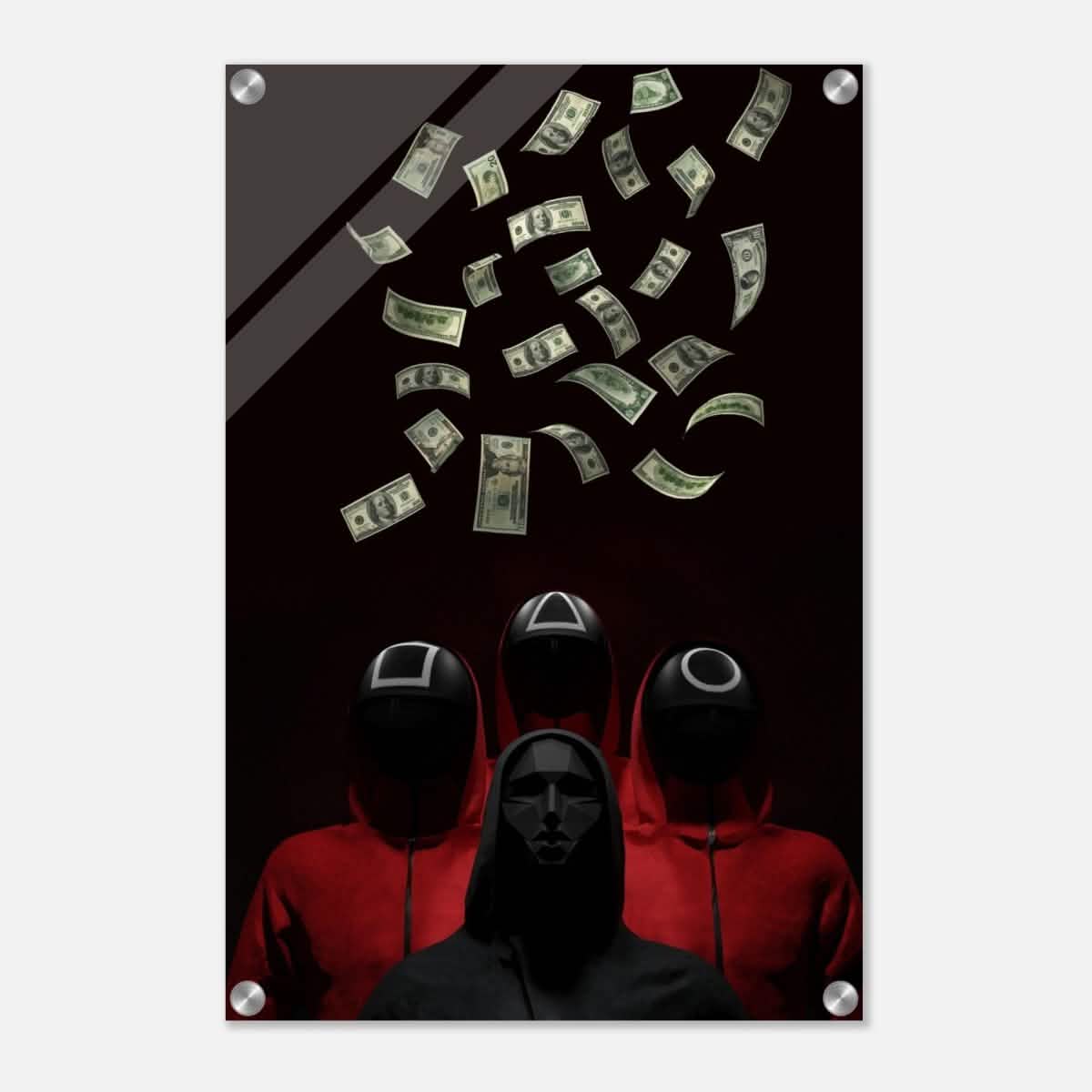 Da Vinci Pop Art Wall art Print | Squid Game - Acrylic Print - 40x60 cm / 16x24″ -