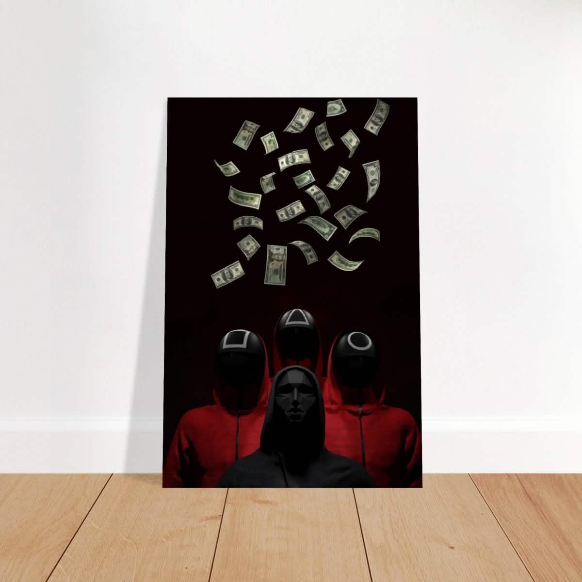 Da Vinci Pop Art Wall art Print | Squid Game - Brushed Aluminum Print - 50x75 cm / 20x30″ -