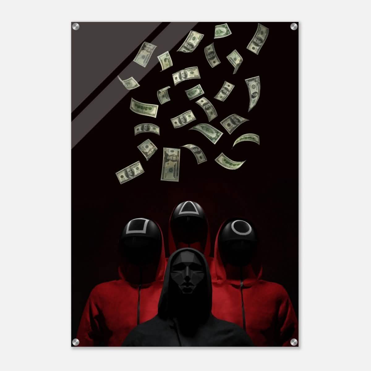 Da Vinci Pop Art Wall art Print | Squid Game - Acrylic Print - 70x100 cm / 28x40″ -