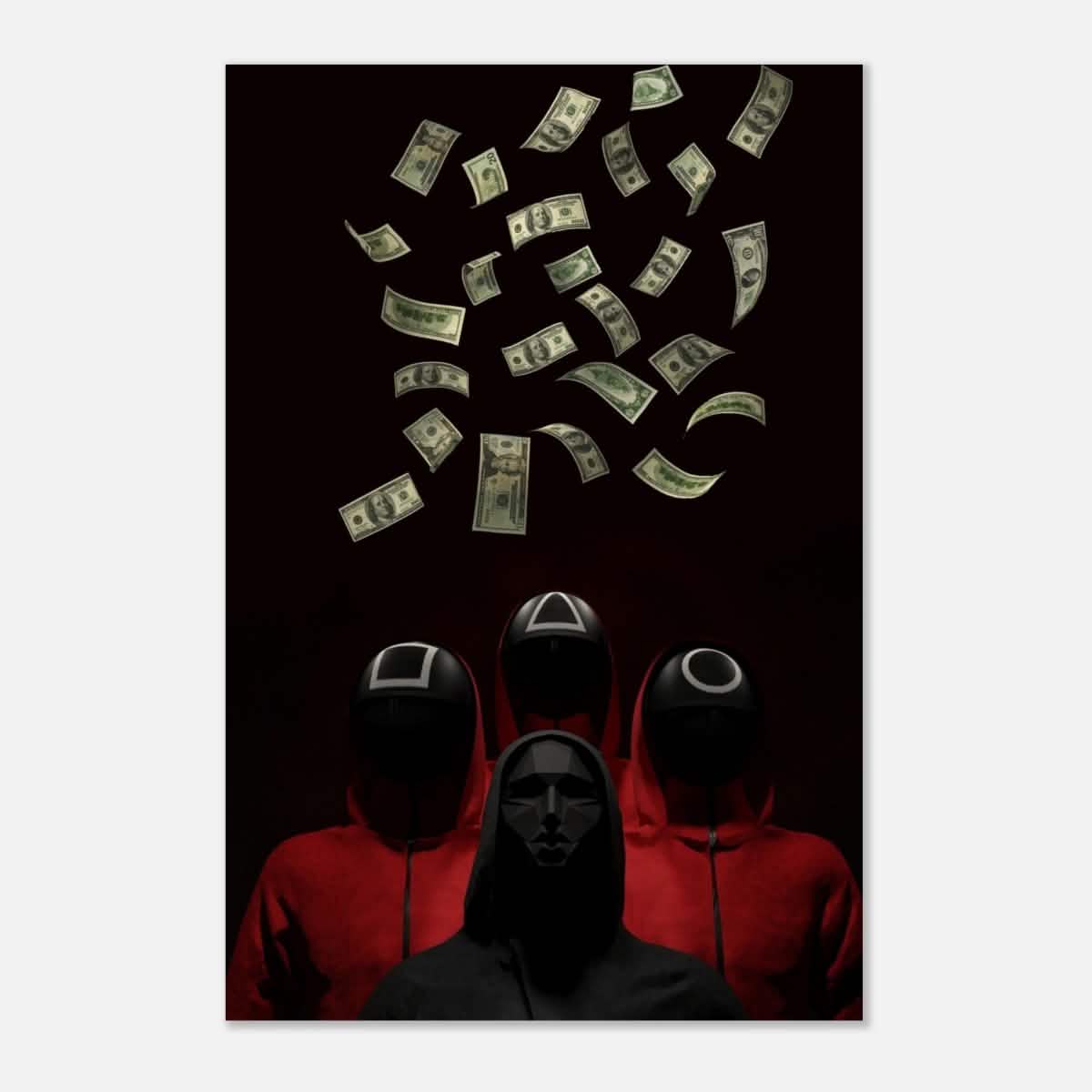 Da Vinci Pop Art Wall art Print | Squid Game - Wood Prints - 60x90 cm / 24x36″ -