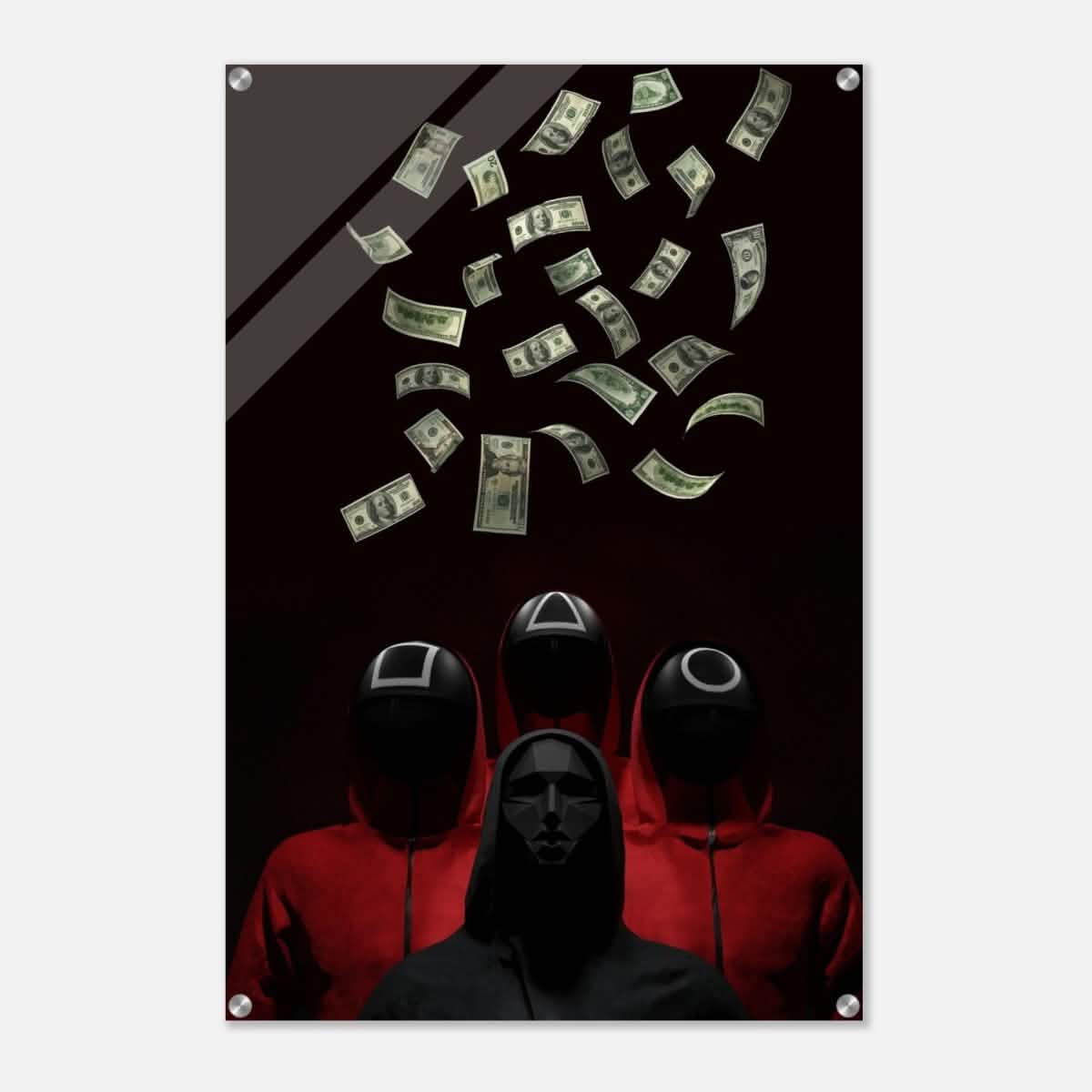 Da Vinci Pop Art Wall art Print | Squid Game - Acrylic Print - 60x90 cm / 24x36″ -