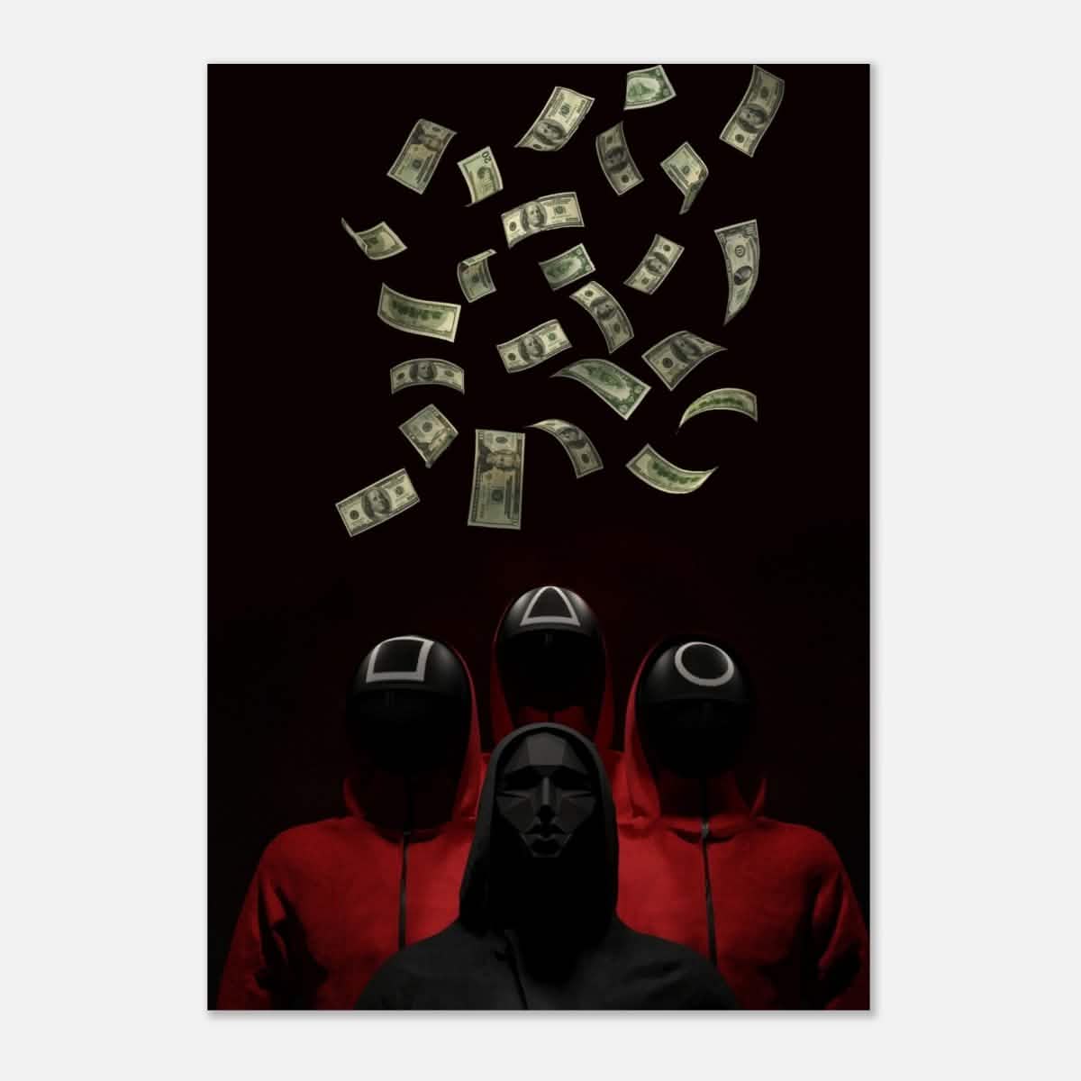 Da Vinci Pop Art Wall art Print | Squid Game - Wood Prints - 70x100 cm / 28x40″ -