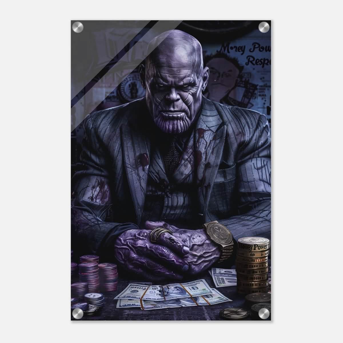Da Vinci Pop Art Wall art print | Thanos - Acrylic Print - 40x60 cm / 16x24″ -