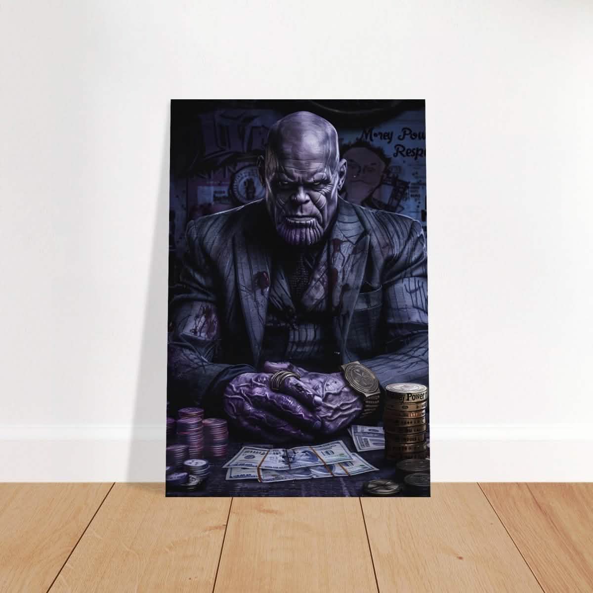 Da Vinci Pop Art Wall art print | Thanos - Brushed Aluminum Print - 40x60 cm / 16x24″ -
