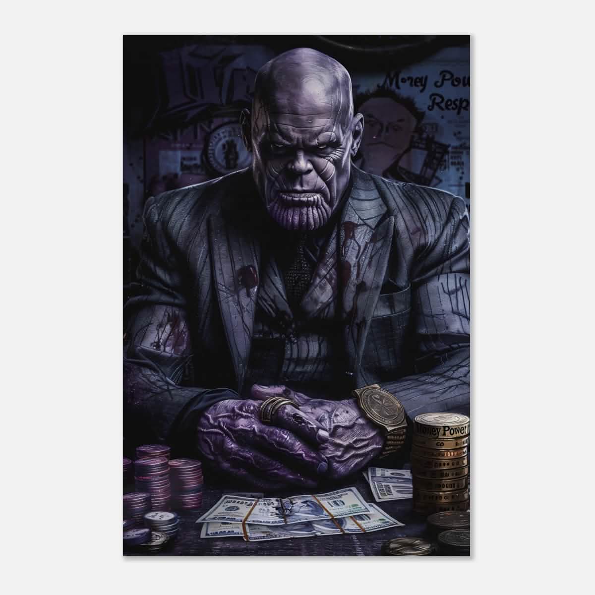 Da Vinci Pop Art Wall art print | Thanos - Wood Prints - 40x60 cm / 16x24″ -