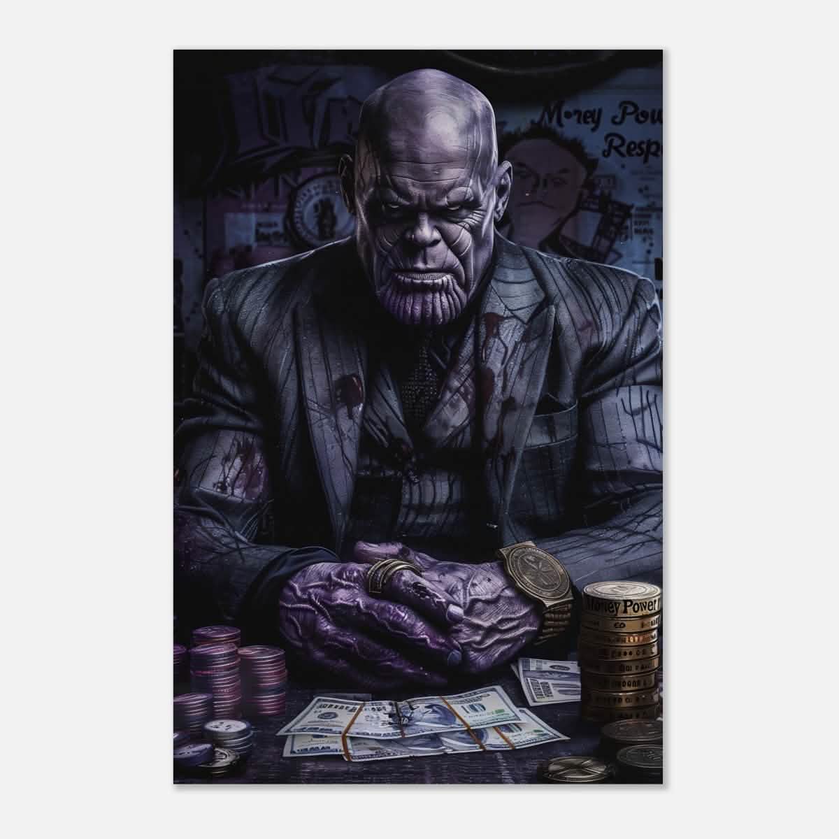 Da Vinci Pop Art Wall art print | Thanos - Wood Prints - 60x90 cm / 24x36″ -