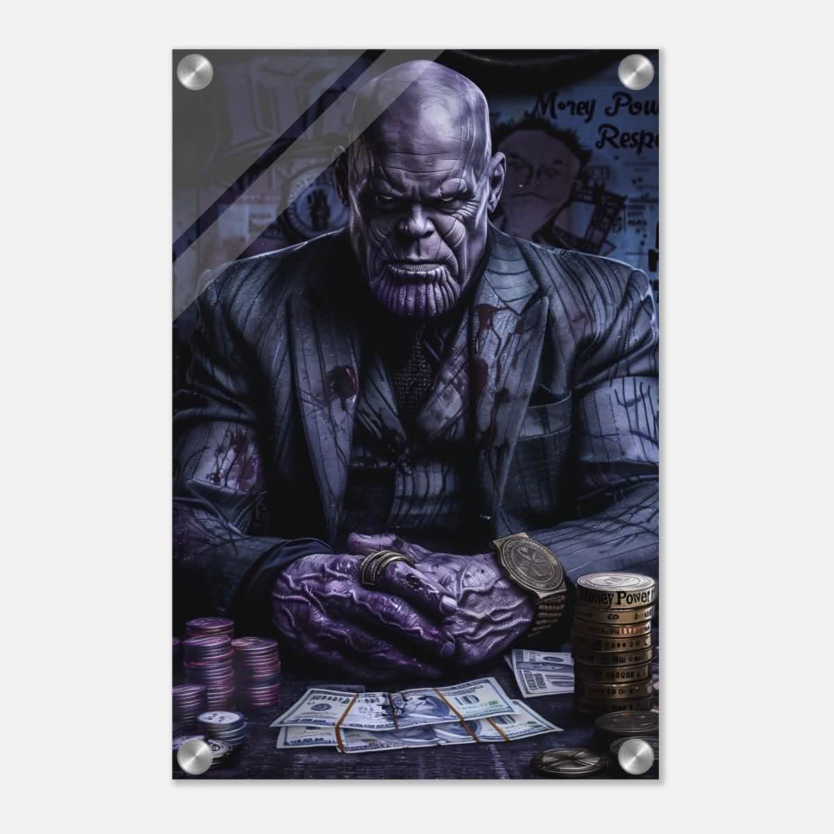 Da Vinci Pop Art Wall art print | Thanos - Acrylic Print - 30x45 cm / 12x18″ -