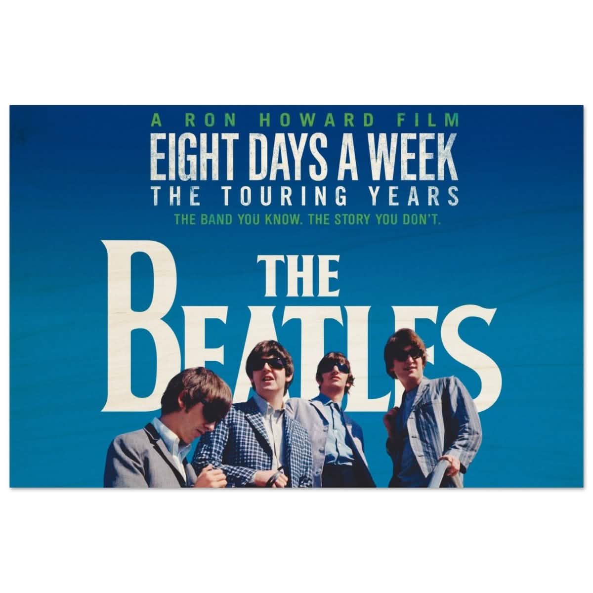 Da Vinci Pop Art wall art print | The Beatles | Eight Days a Week | The Touring Years - Wood Prints - 60x90 cm / 24x36″ -