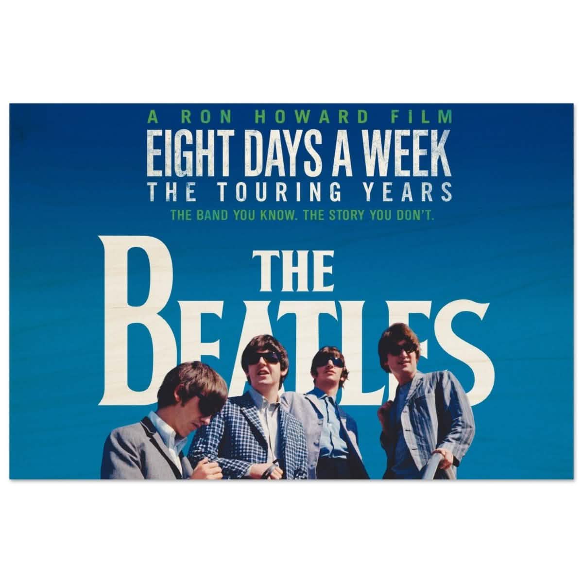 Da Vinci Pop Art wall art print | The Beatles | Eight Days a Week | The Touring Years - Wood Prints - 30x45 cm / 12x18″ -