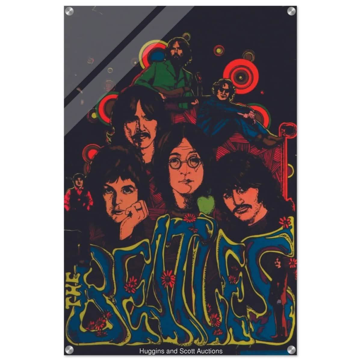 Da Vinci Pop Art wall art print | The Beatles | Rock Music | Vintage Poster - Acrylic Print - 60x90 cm / 24x36″ -