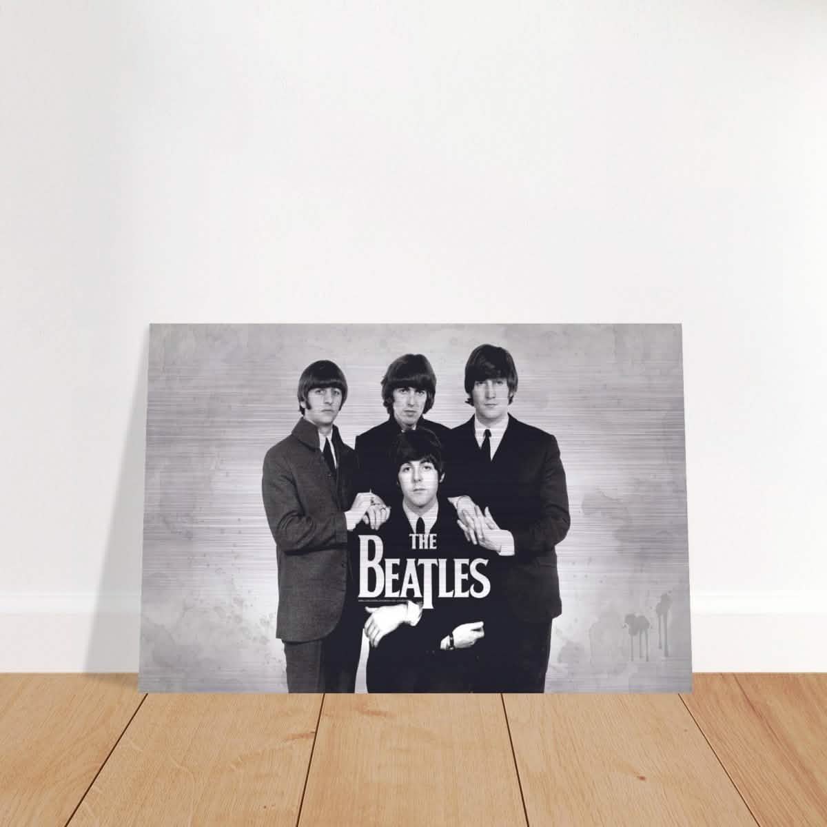 Da Vinci Pop Art wall art print | The Beatles | Rock Music - Brushed Aluminum Print - 30x45 cm / 12x18″ -