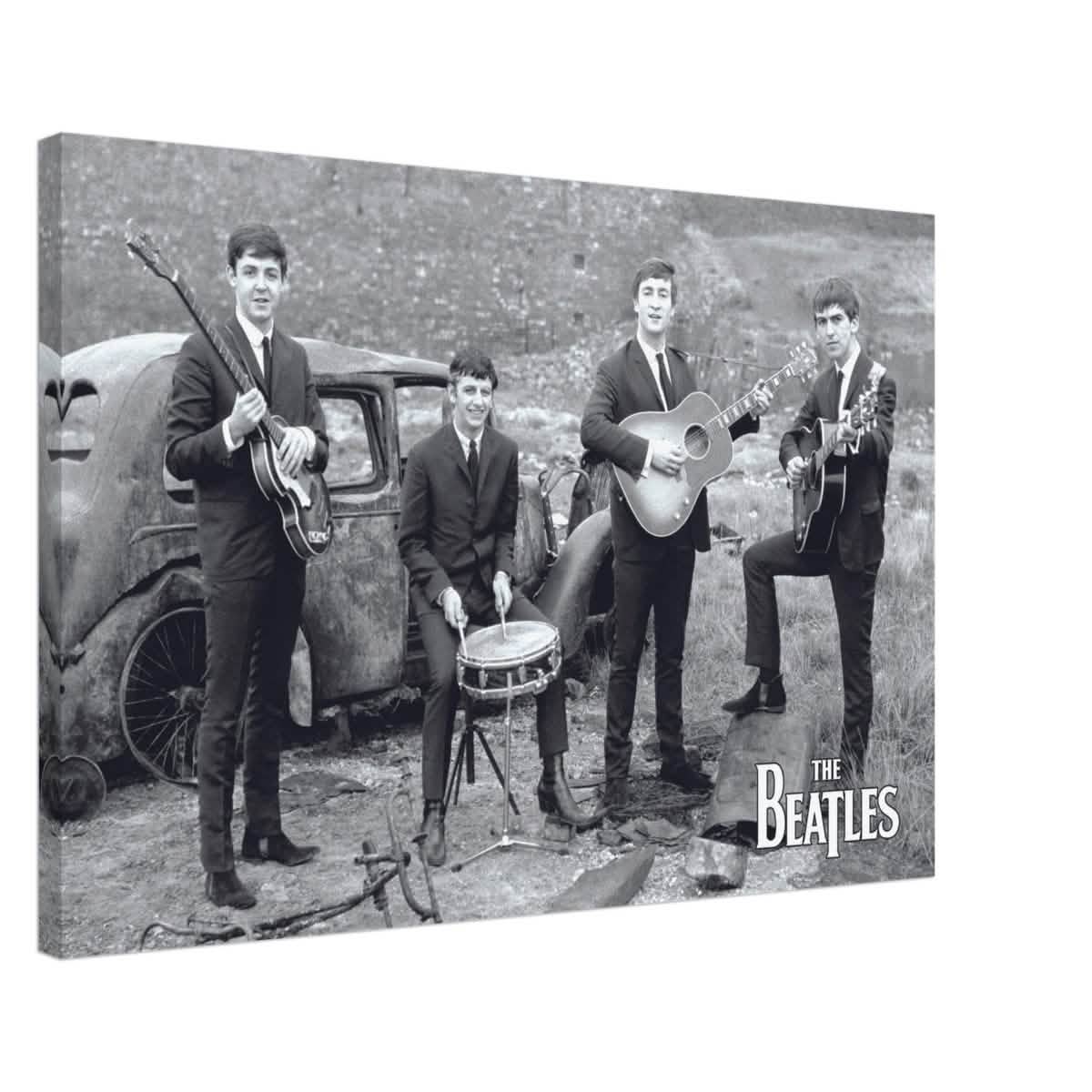 Da Vinci Pop Art wall art print | The Beatles | Rock Music - Canvas - 50x75 cm / 20x30″ -