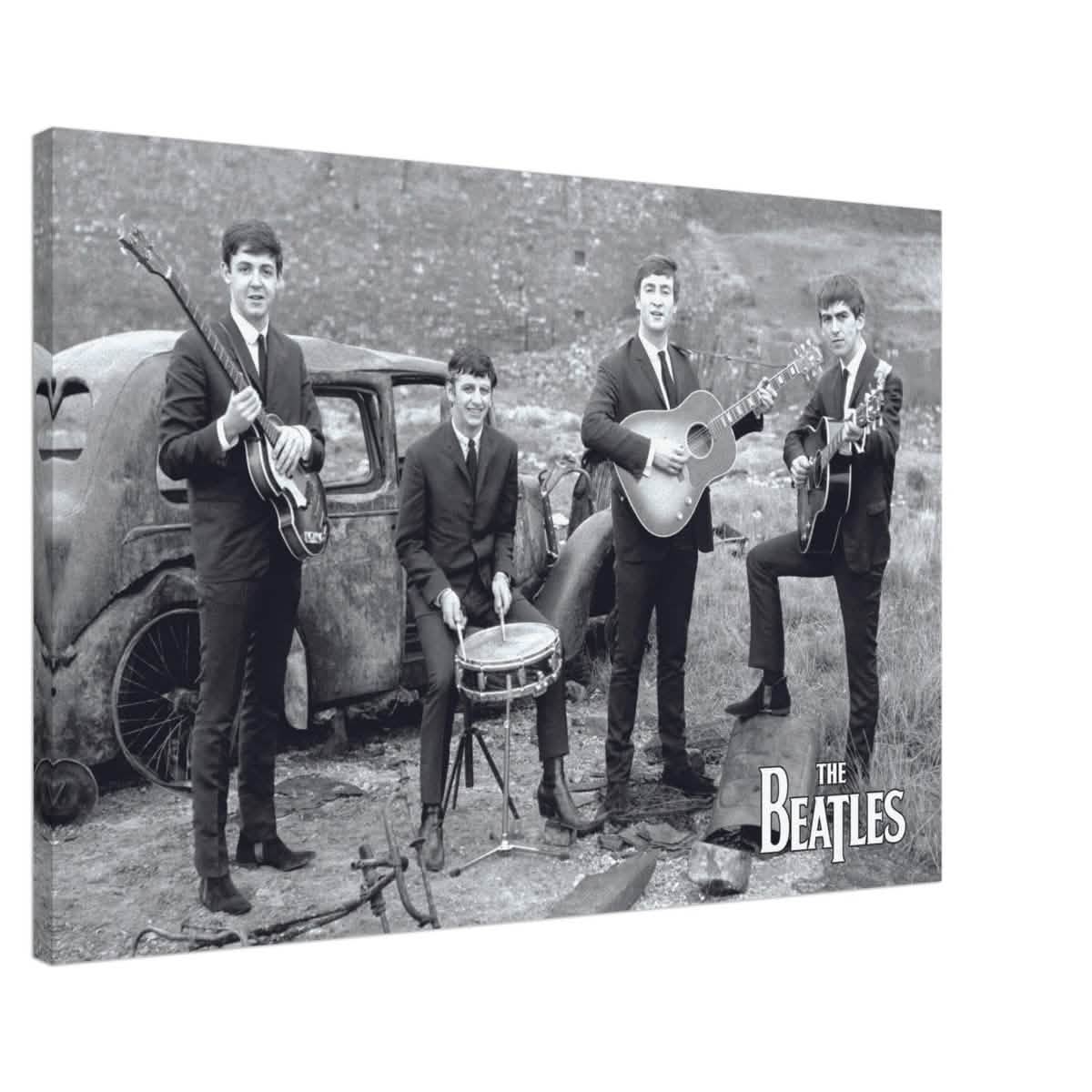 Da Vinci Pop Art wall art print | The Beatles | Rock Music - Canvas - 60x90 cm / 24x36″ -