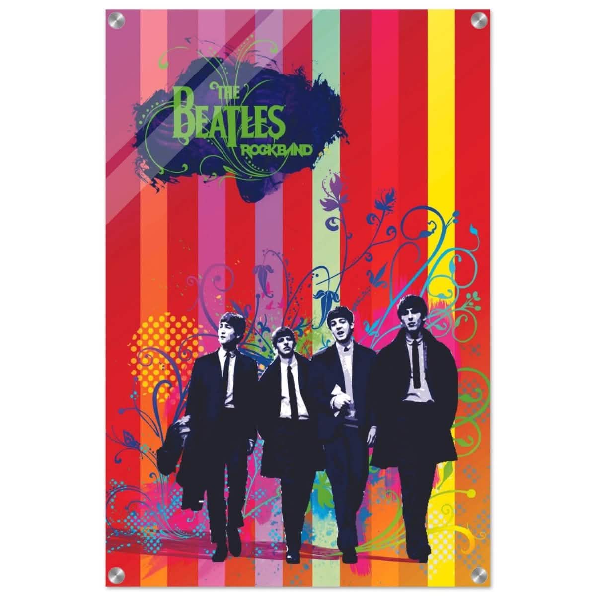 Da Vinci Pop Art wall art print | The Beatles | Rock Music - Acrylic Print - 50x75 cm / 20x30″ -
