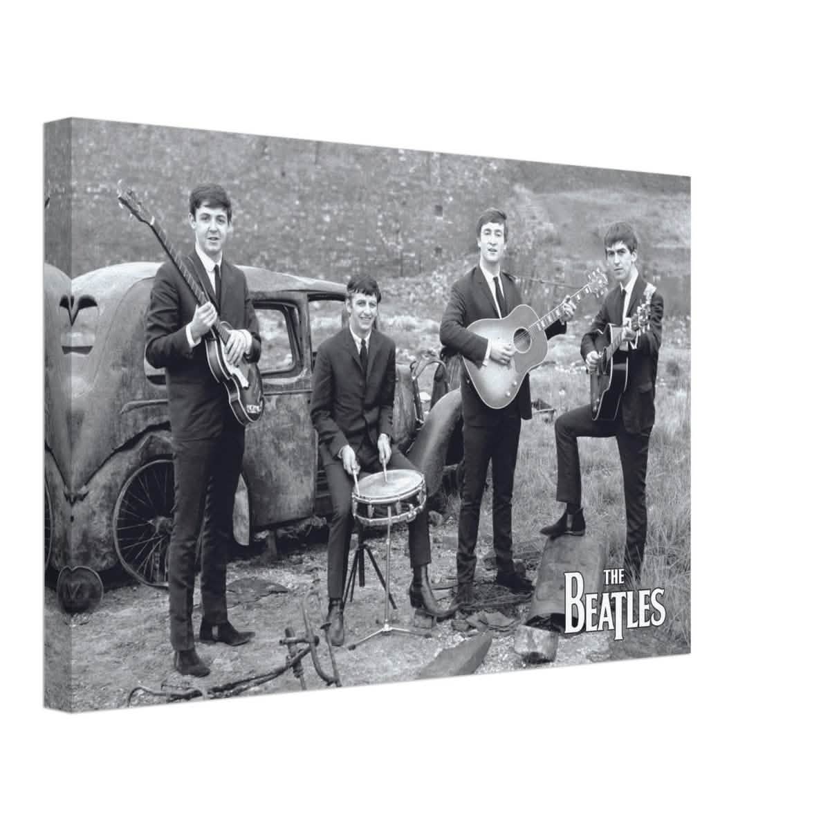 Da Vinci Pop Art wall art print | The Beatles | Rock Music - Canvas - 30x45 cm / 12x18″ -