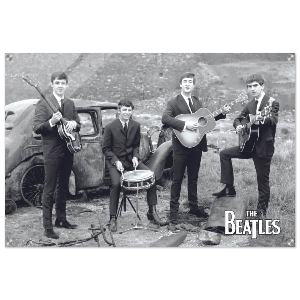 Da Vinci Pop Art wall art print | The Beatles | Rock Music - Acrylic Print - 60x90 cm / 24x36″ -