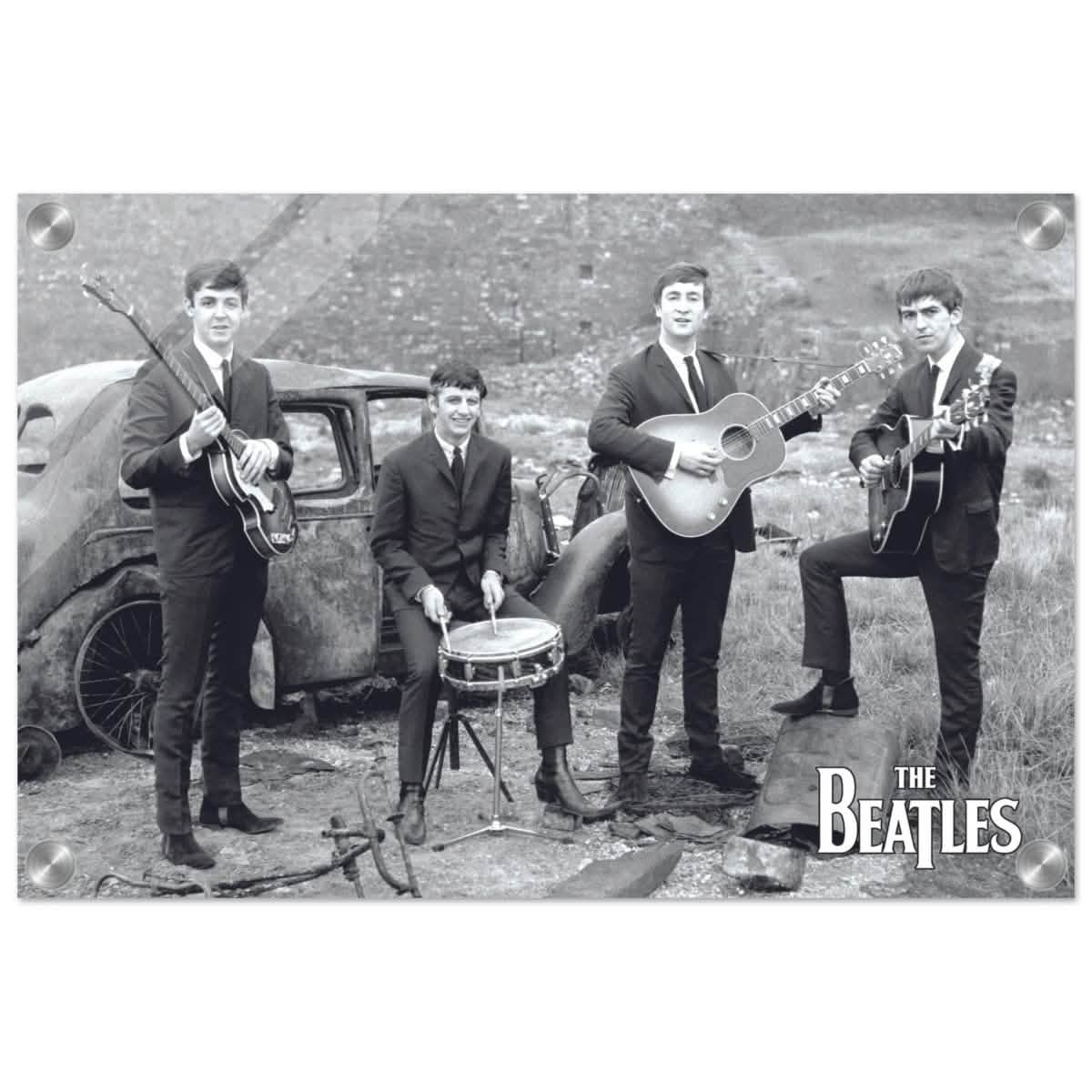 Da Vinci Pop Art wall art print | The Beatles | Rock Music - Acrylic Print - 30x45 cm / 12x18″ -