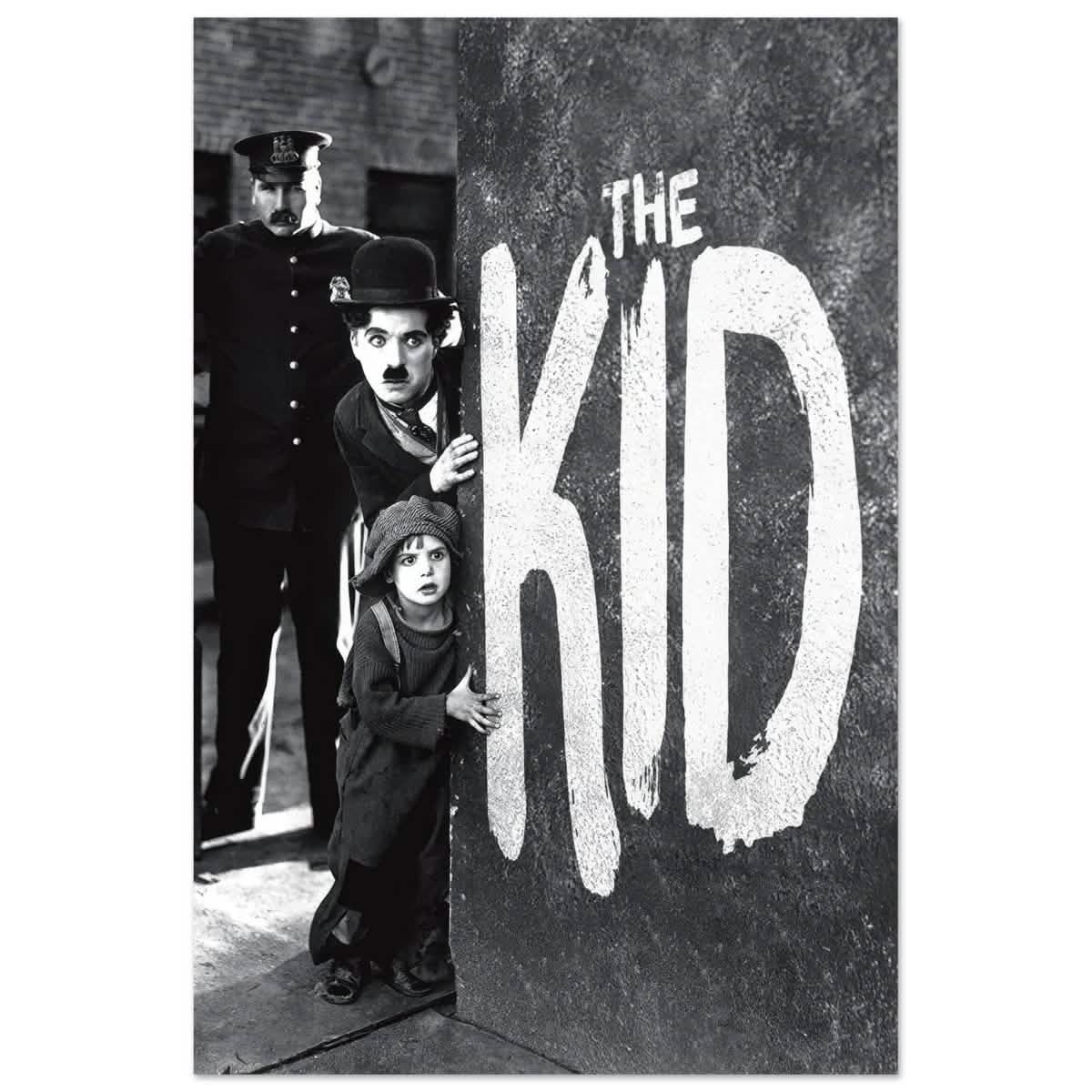 Da Vinci Pop Art wall art Print | The Kid (1921) - Aluminum Print - 60x90 cm / 24x36″ -