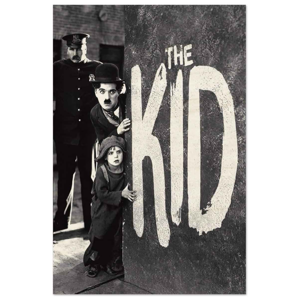 Da Vinci Pop Art wall art Print | The Kid (1921) - Wood Prints - 30x45 cm / 12x18″ -