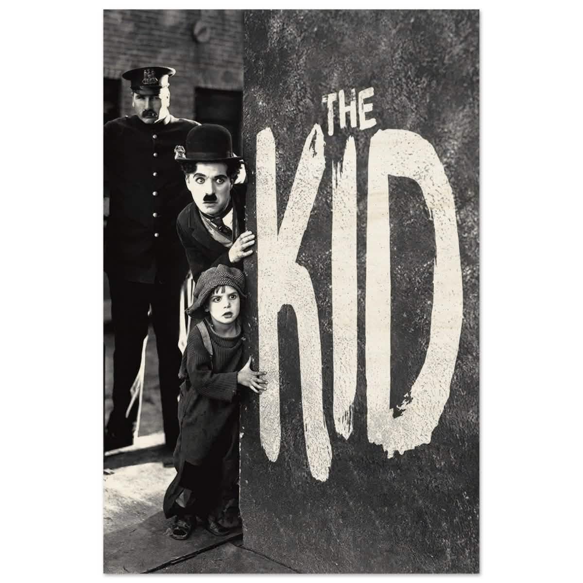 Da Vinci Pop Art wall art Print | The Kid (1921) - Wood Prints - 40x60 cm / 16x24″ -