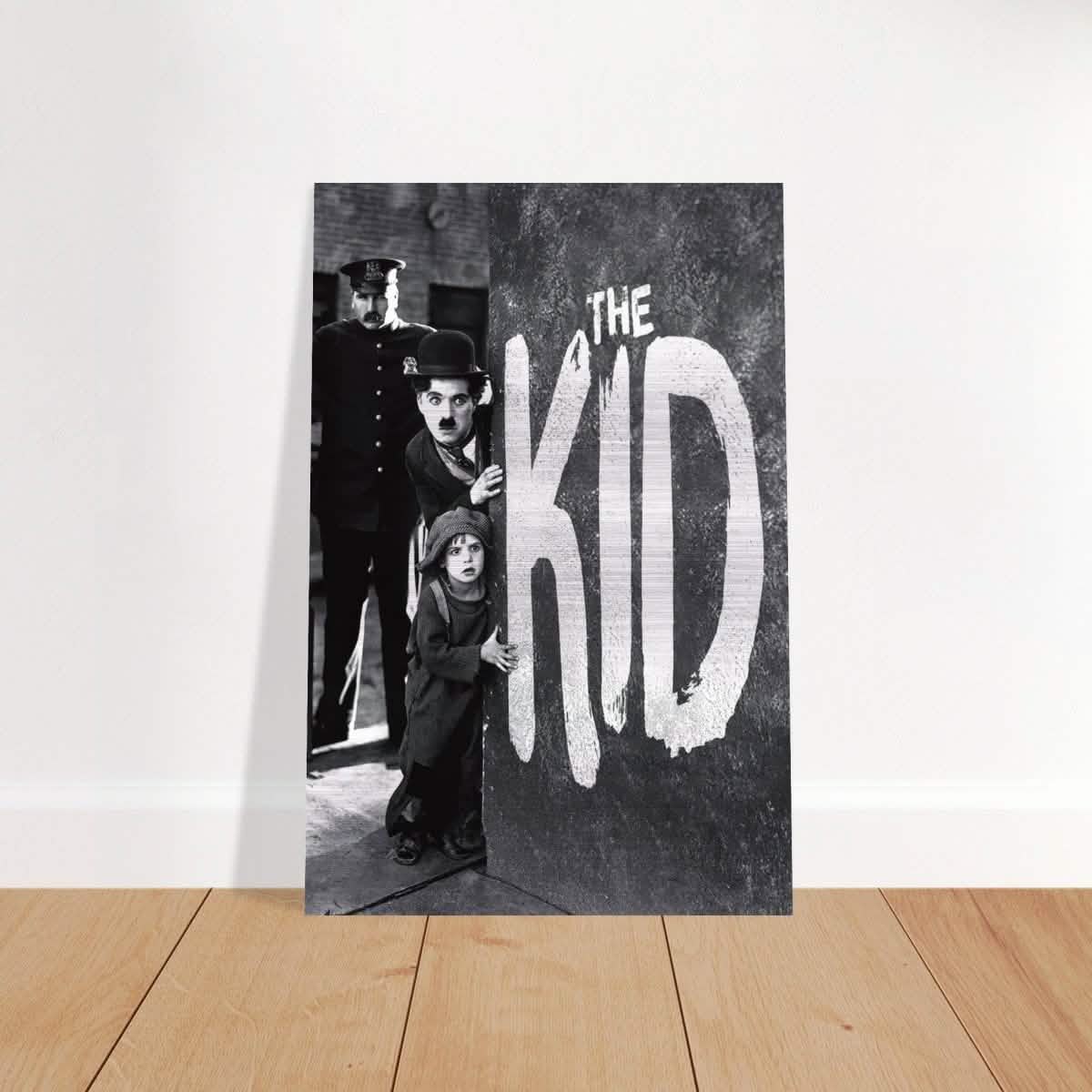 Da Vinci Pop Art wall art Print | The Kid (1921) - Brushed Aluminum Print - 60x90 cm / 24x36″ -