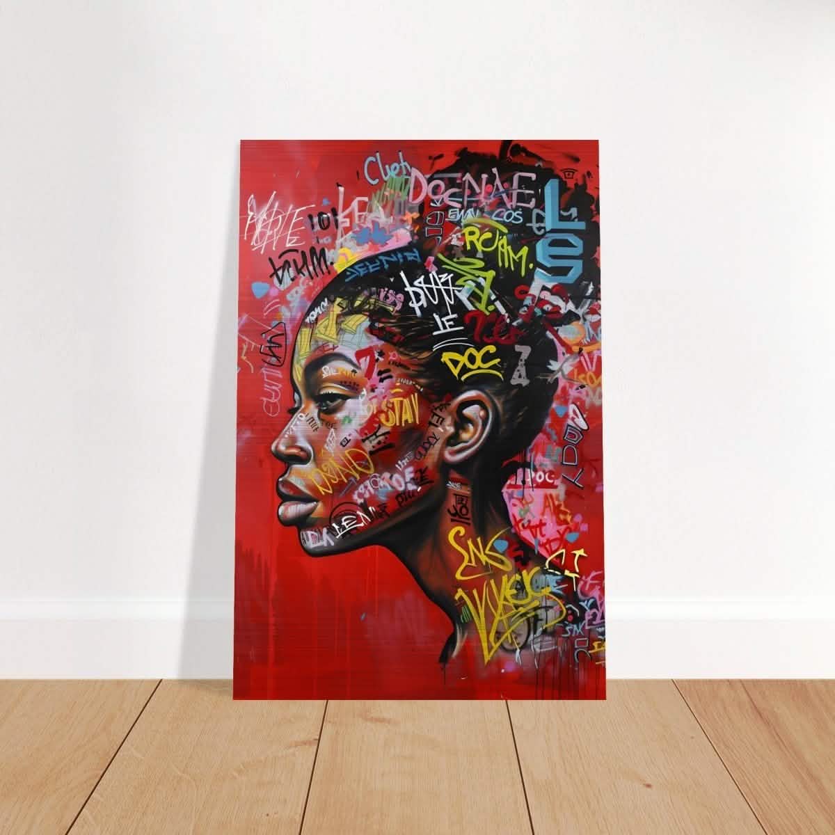 Da Vinci Pop Art Wall art print - Brushed Aluminum Print - 40x60 cm / 16x24″ -