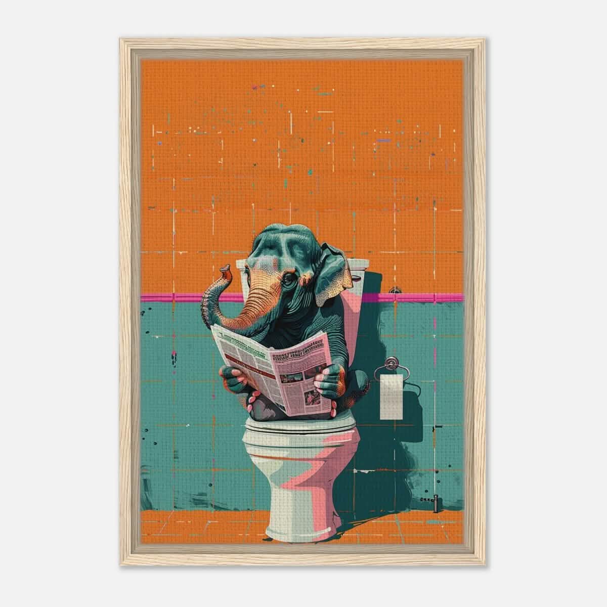 Da Vinci Pop Art Wall art print - Framed Canvas - 40x60 cm / 16x24″ - Wood frame