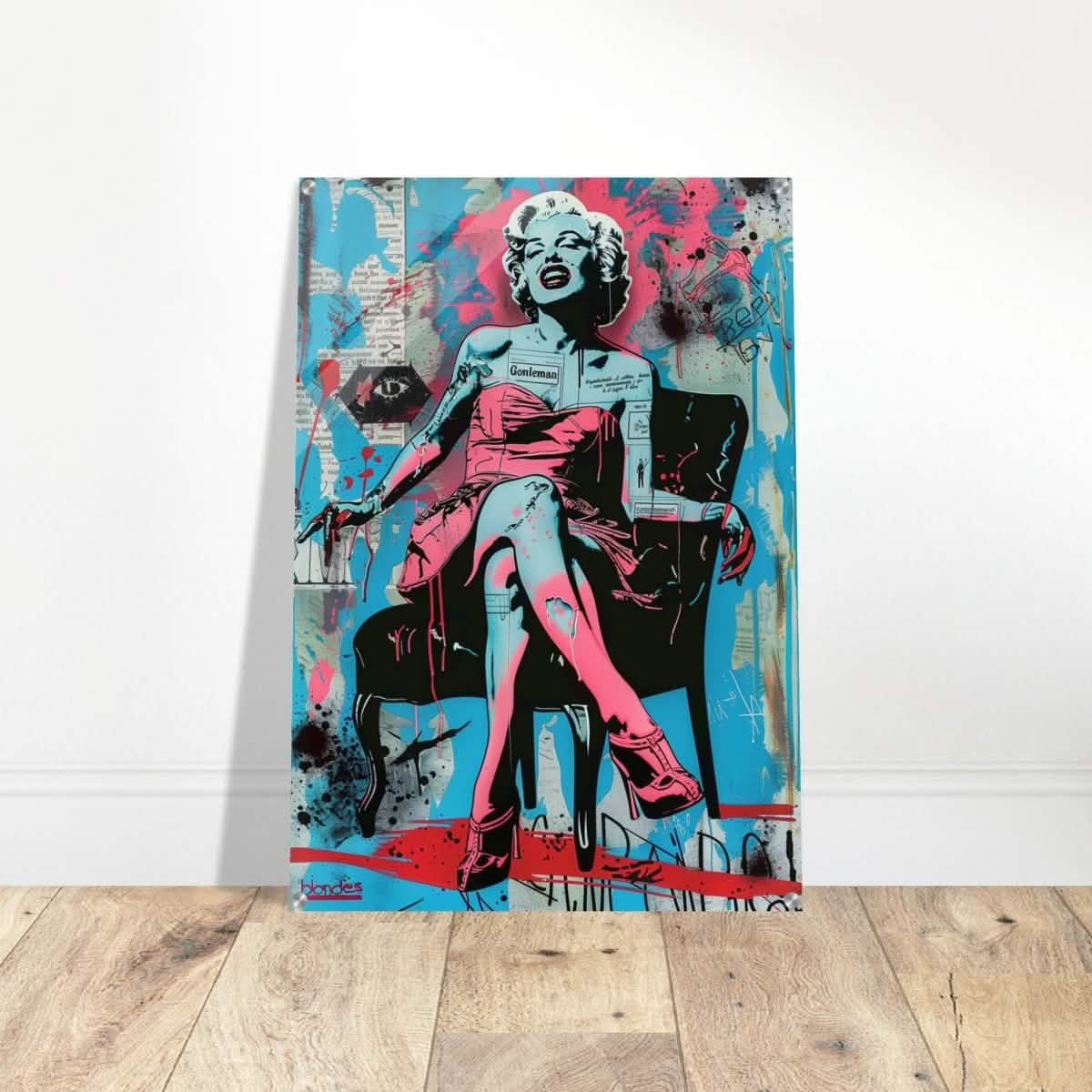 Da Vinci Pop Art Wall art print - Acrylic Print - 70x100 cm / 28x40″ -