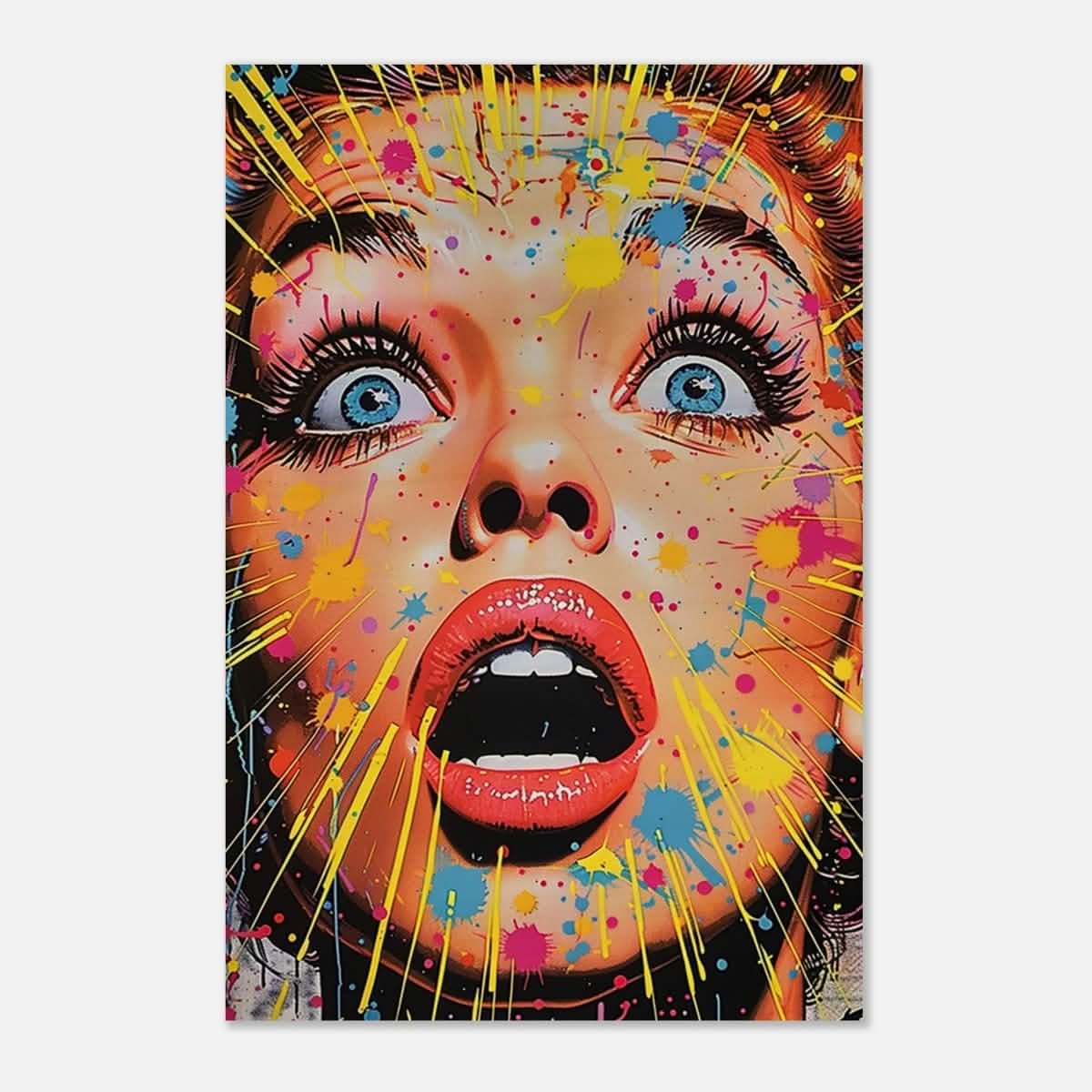 Da Vinci Pop Art Wall art print - Wood Prints - 60x90 cm / 24x36″ -