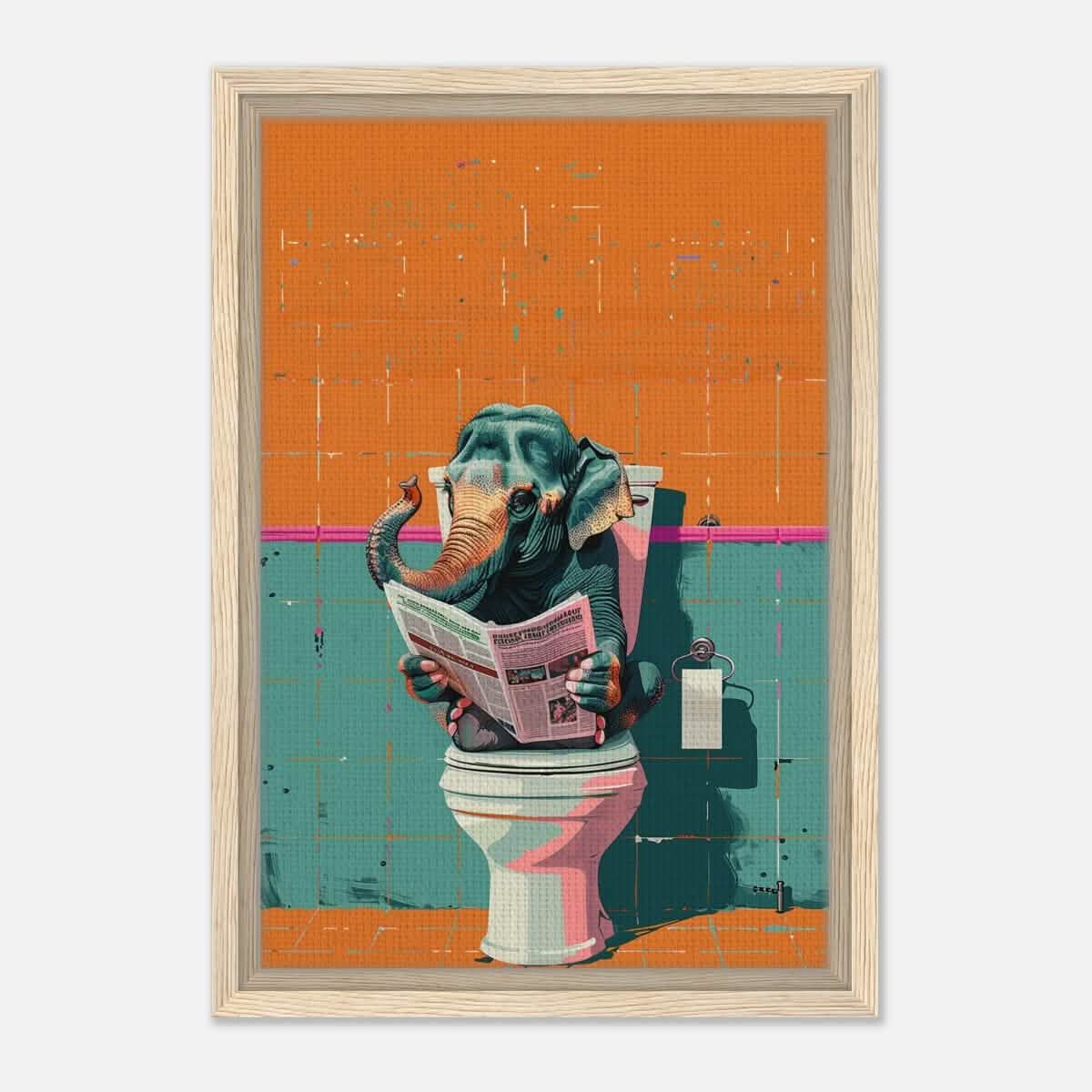 Da Vinci Pop Art Wall art print - Framed Canvas - 30x45 cm / 12x18″ - Wood frame