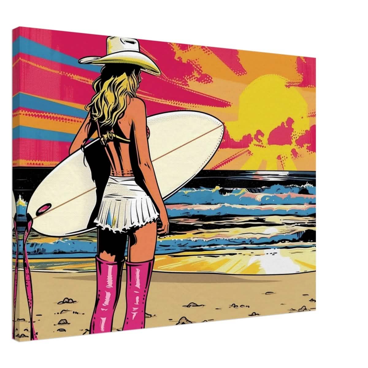 Da Vinci Pop Art Wall art Print - Canvas - 60x80 cm / 24x32″ - Slim