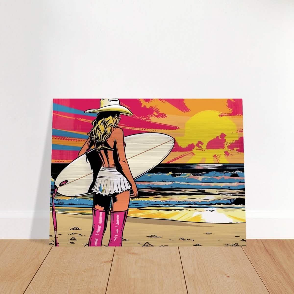 Da Vinci Pop Art Wall art Print - Brushed Aluminum Print - 30x40 cm / 12x16″ -