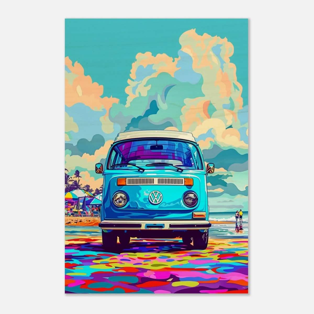 Da Vinci Pop Art Wall art print - Wood Prints - 40x60 cm / 16x24″ -