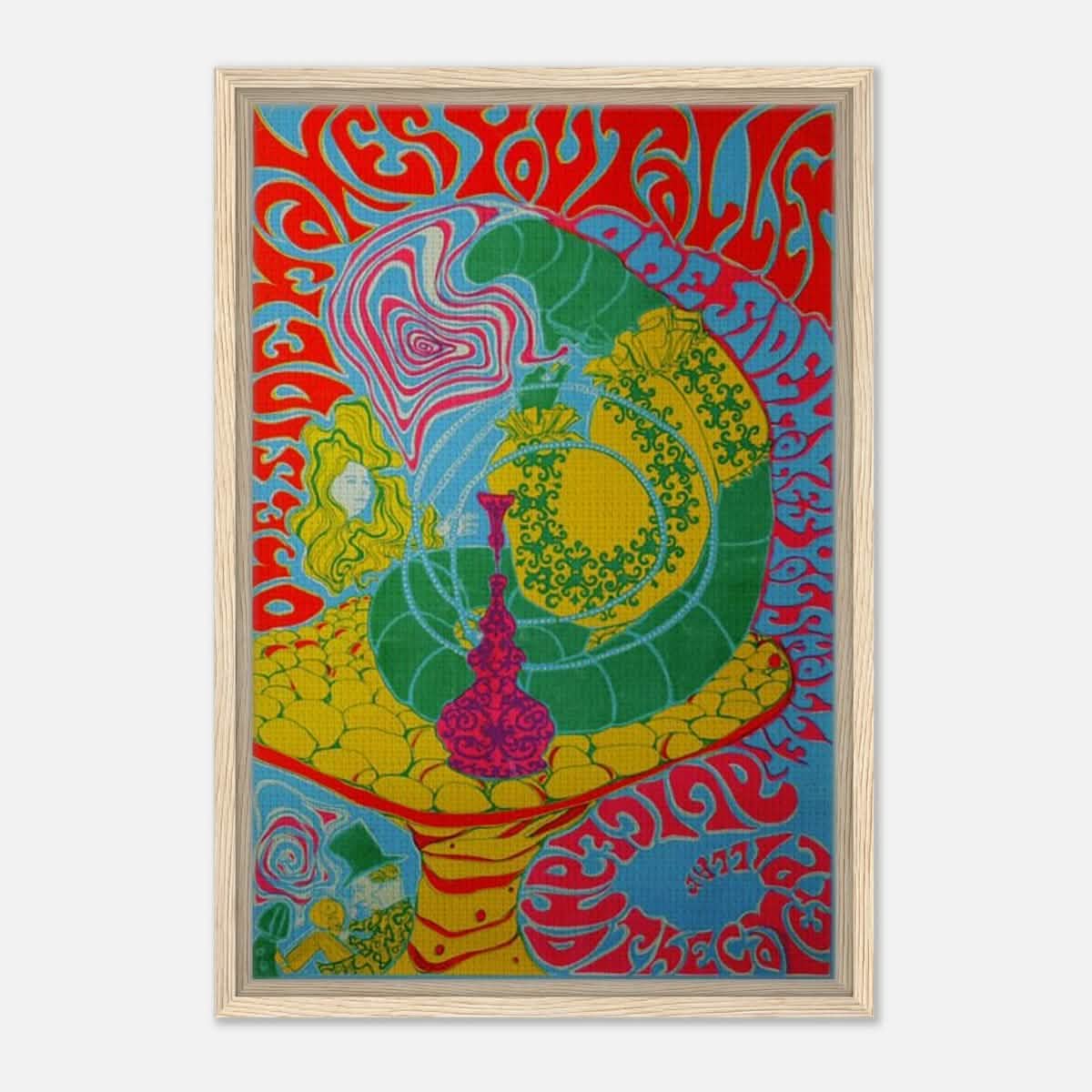 Da Vinci Pop Art Wall art print - Framed Canvas - 40x60 cm / 16x24″ - Wood frame