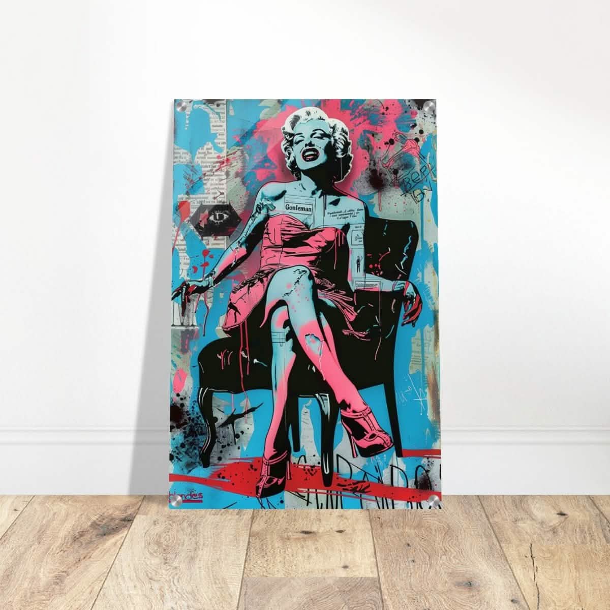 Da Vinci Pop Art Wall art print - Acrylic Print - 50x75 cm / 20x30″ -