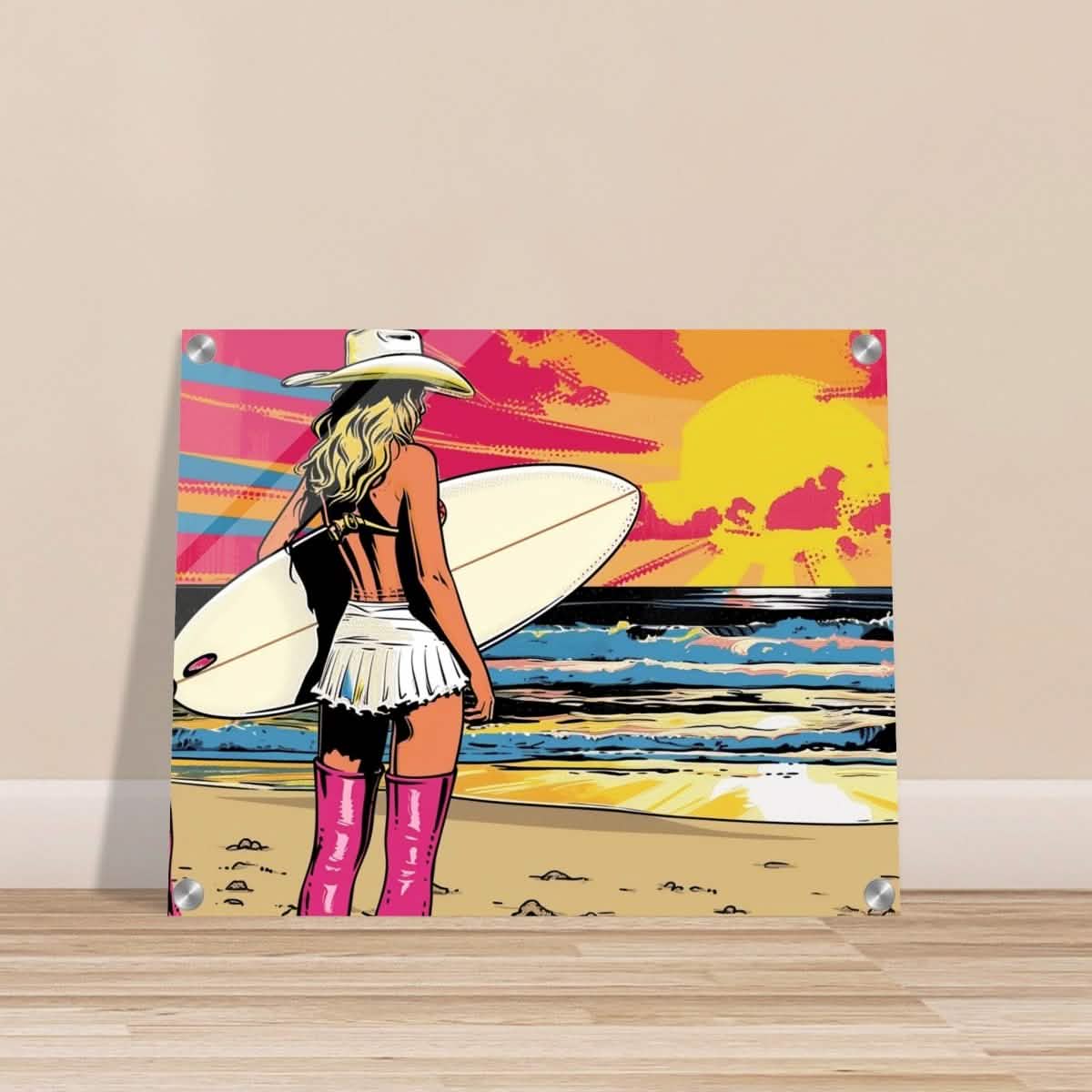 Da Vinci Pop Art Wall art Print - Acrylic Print - 40x50 cm / 16x20″ -