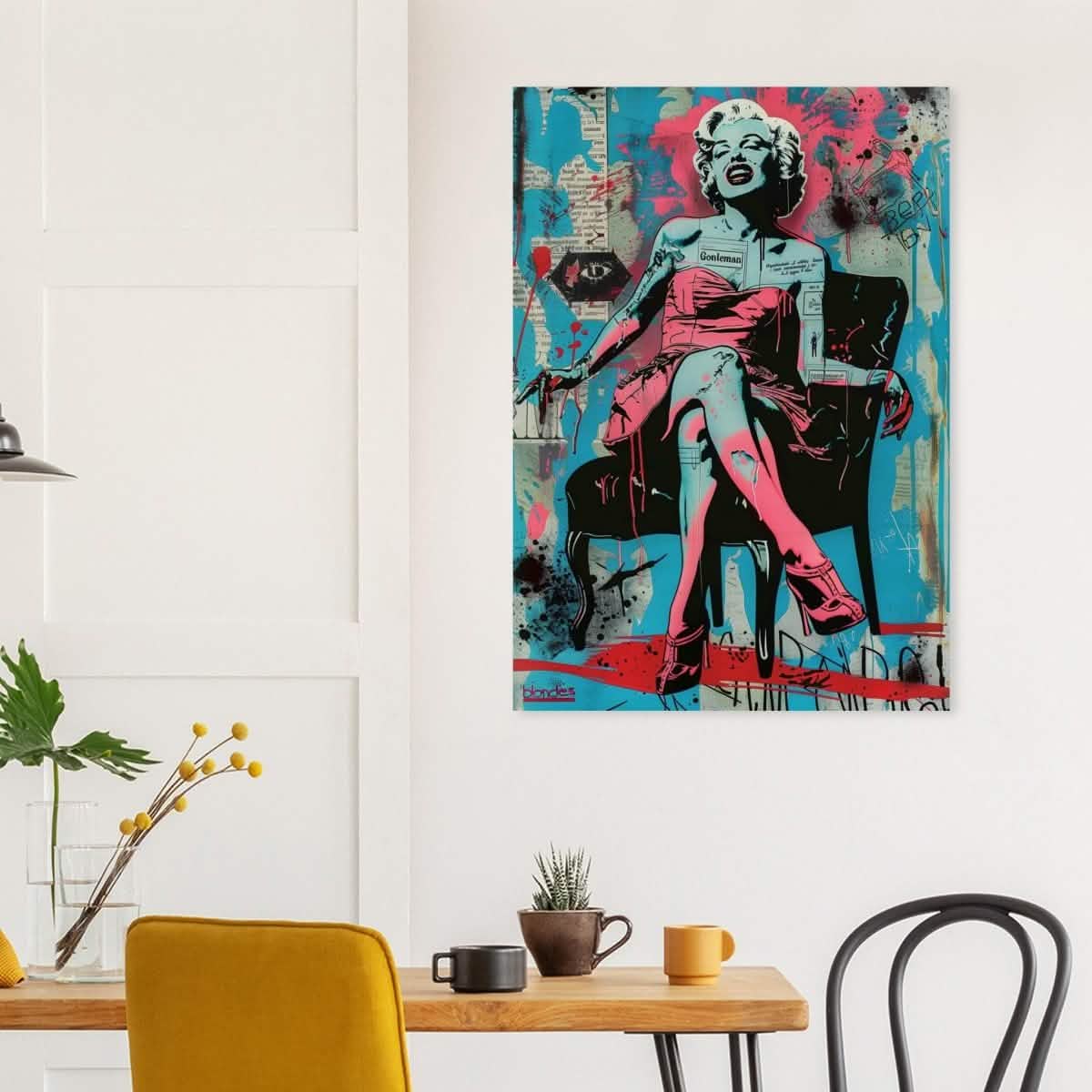 Da Vinci Pop Art Wall art print - Wood Prints - 70x100 cm / 28x40″ - 20 mm