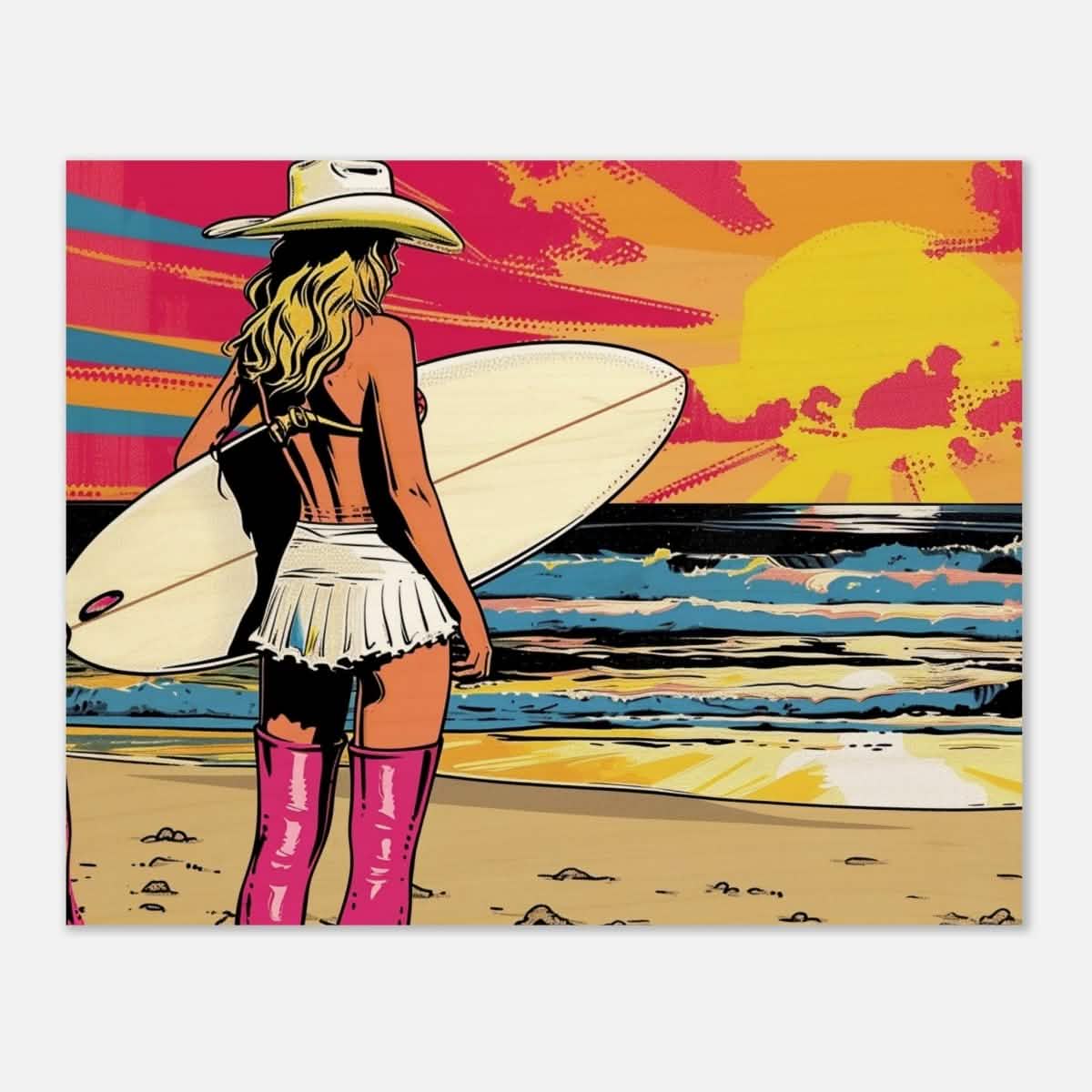 Da Vinci Pop Art Wall art Print - Wood Prints - 40x50 cm / 16x20″ - 10 mm