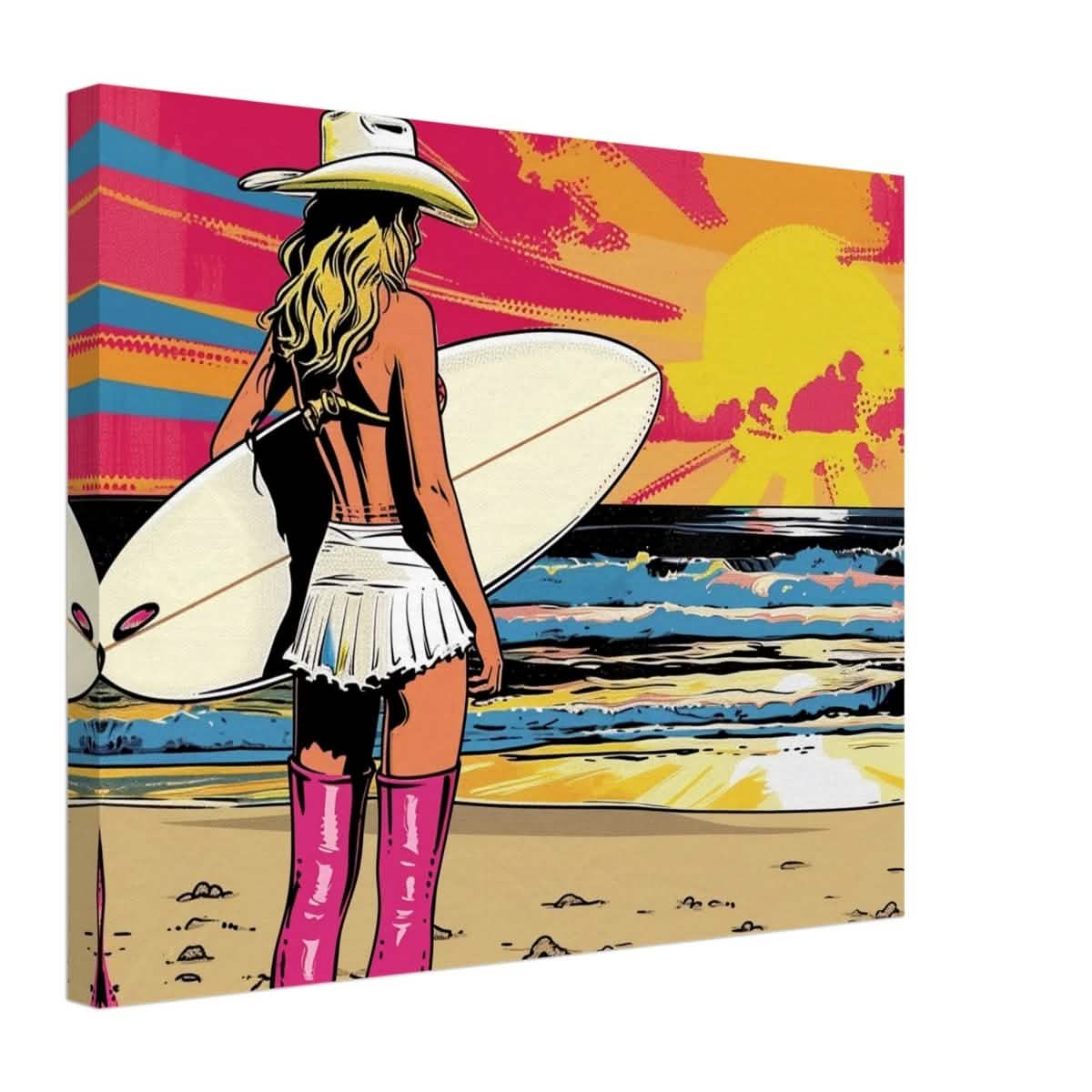 Da Vinci Pop Art Wall art Print - Canvas - 40x50 cm / 16x20″ - Slim