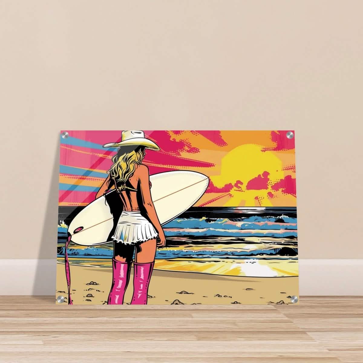 Da Vinci Pop Art Wall art Print - Acrylic Print - 50x70 cm / 20x28″ -