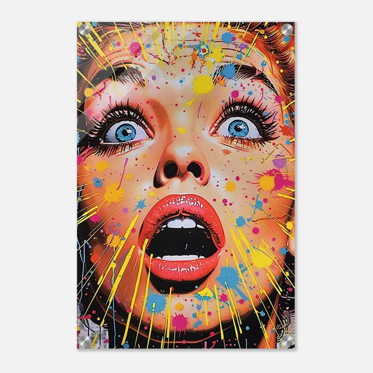 Da Vinci Pop Art Wall art print - Acrylic Print - 40x60 cm / 16x24″ -