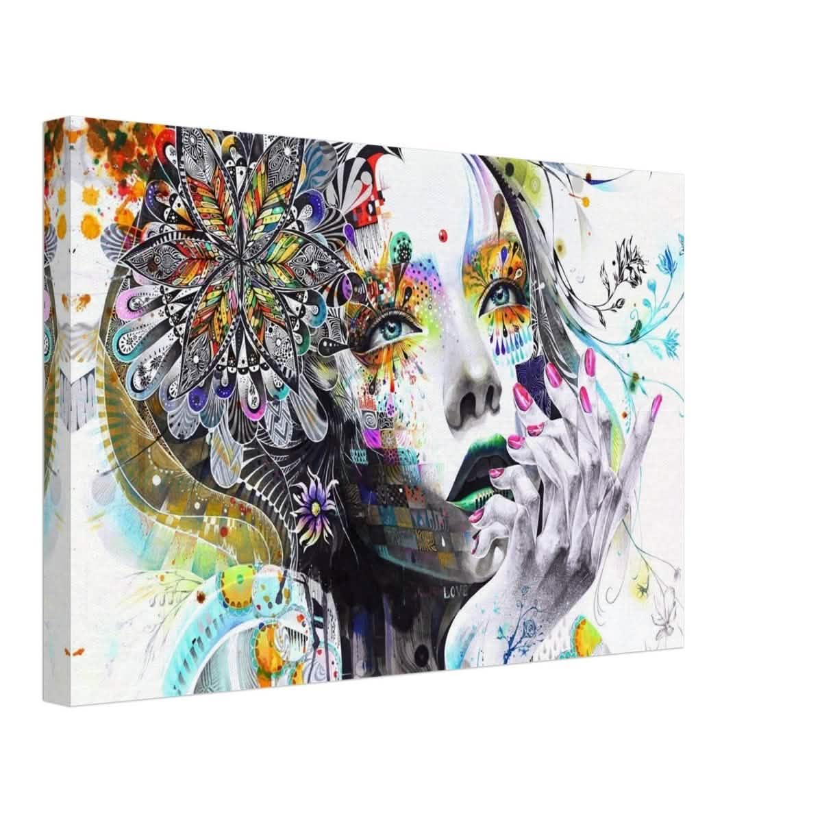 Da Vinci Pop Art wall art print - Canvas - 30x45 cm / 12x18″ -