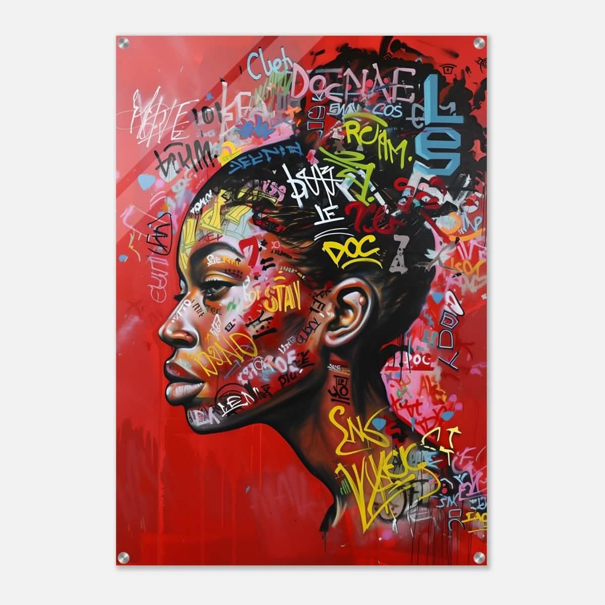 Da Vinci Pop Art Wall art print - Acrylic Print - 70x100 cm / 28x40″ -