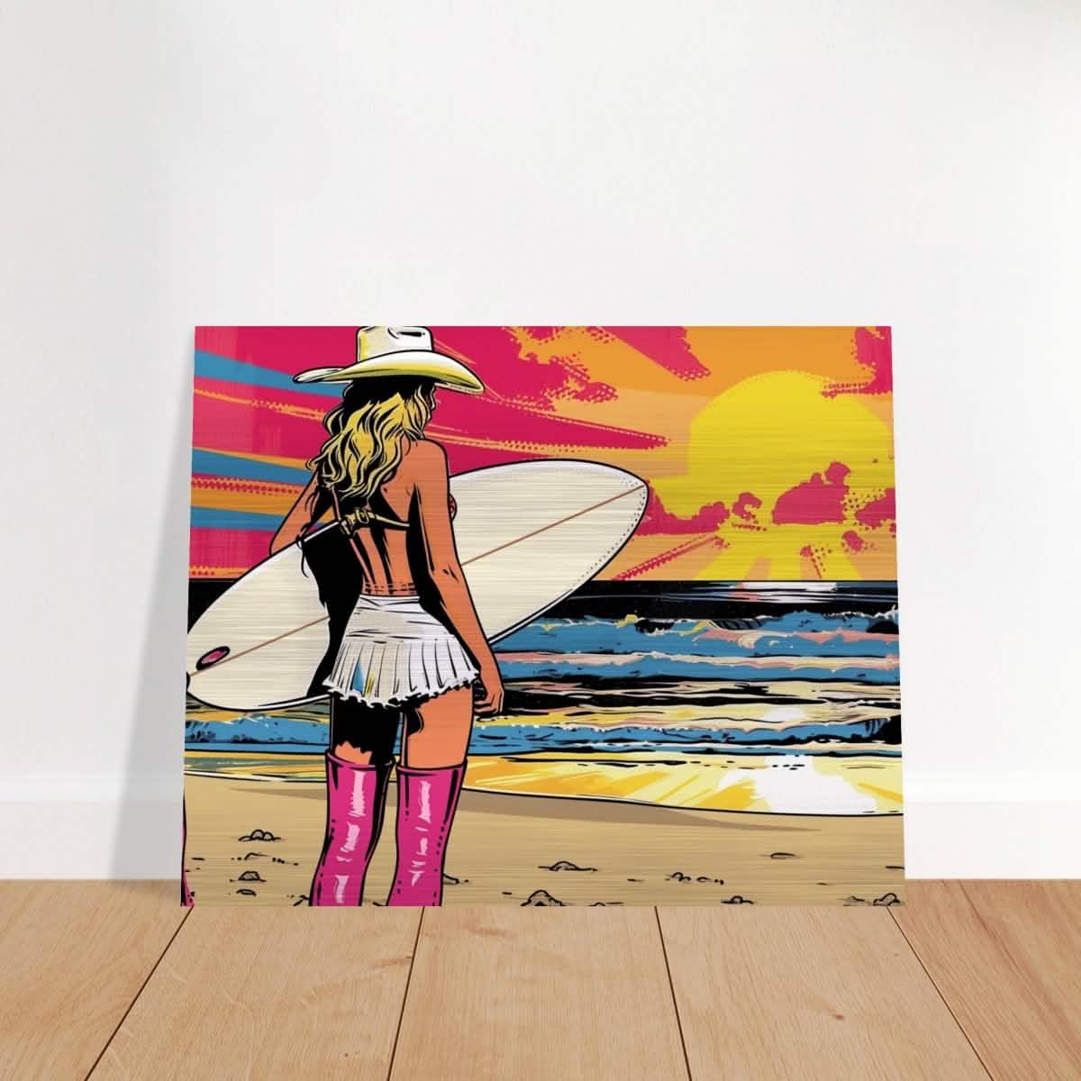 Da Vinci Pop Art Wall art Print - Brushed Aluminum Print - 40x50 cm / 16x20″ -