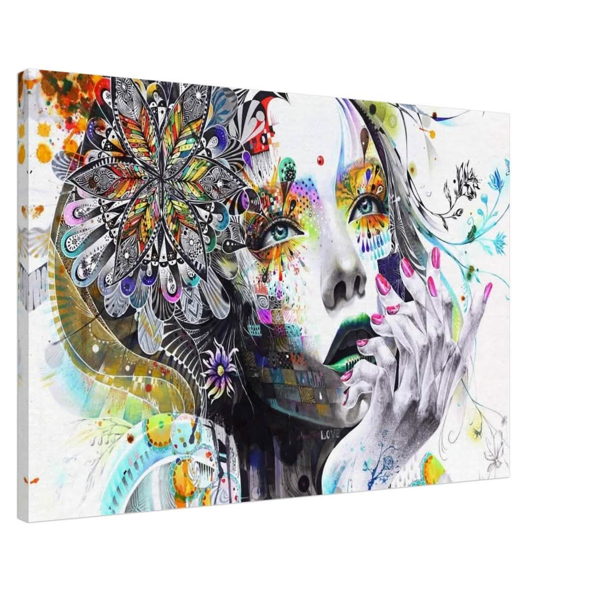 Da Vinci Pop Art wall art print - Canvas - 60x90 cm / 24x36″ -