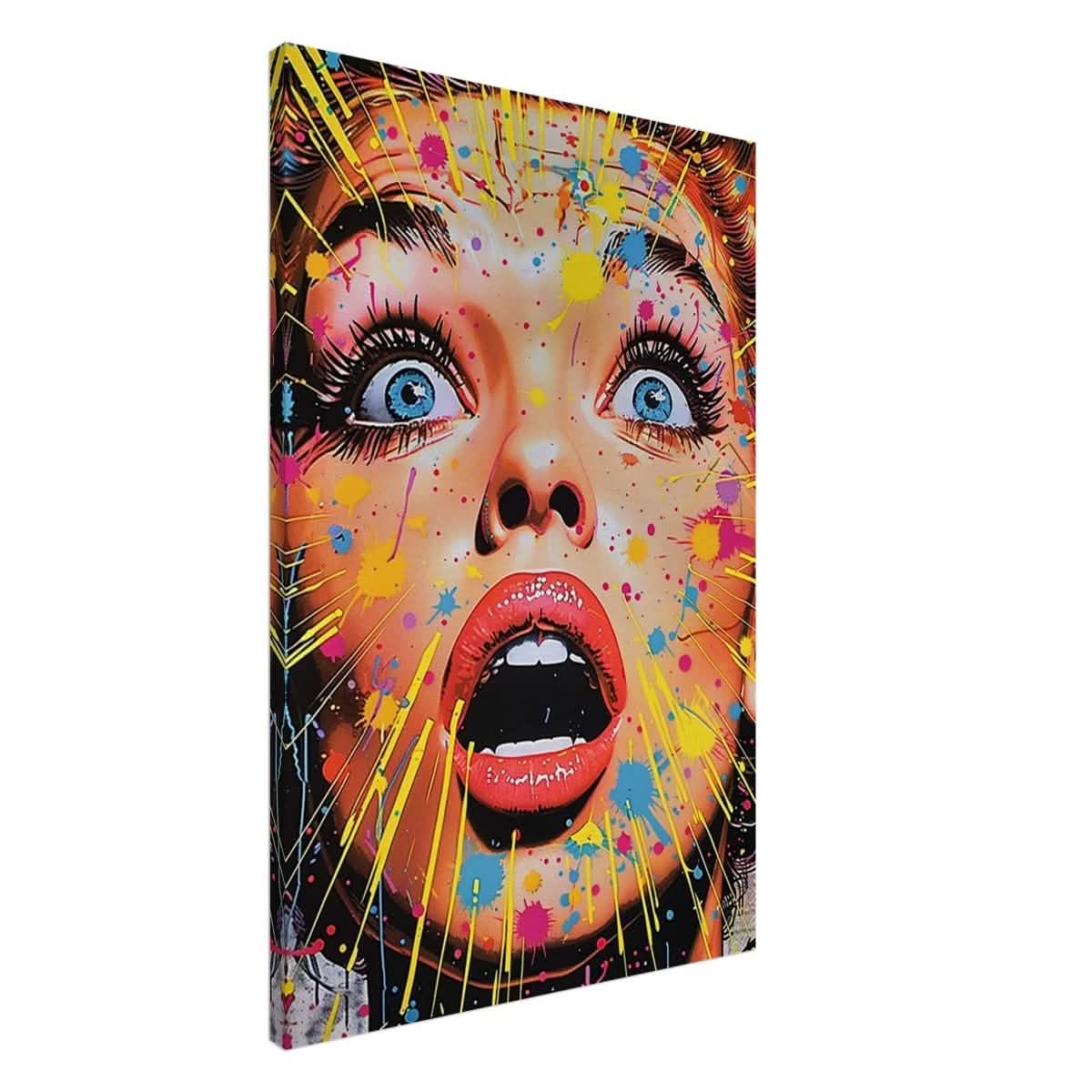 Da Vinci Pop Art Wall art print - Canvas - 60x90 cm / 24x36″ -