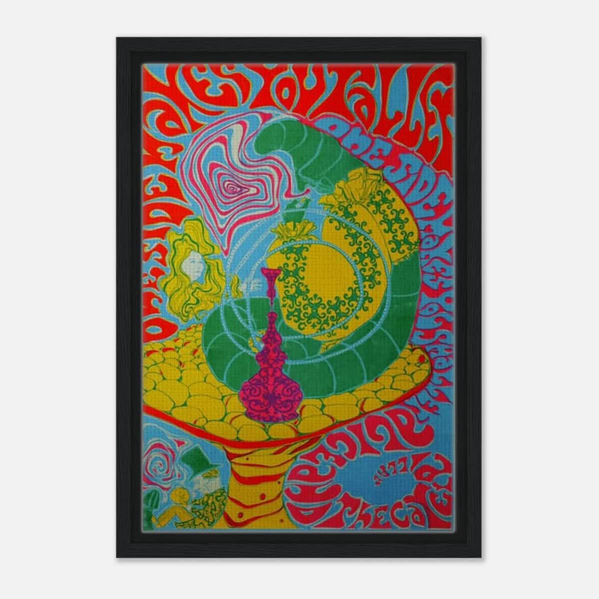 Da Vinci Pop Art Wall art print - Framed Canvas - 30x45 cm / 12x18″ - Black frame