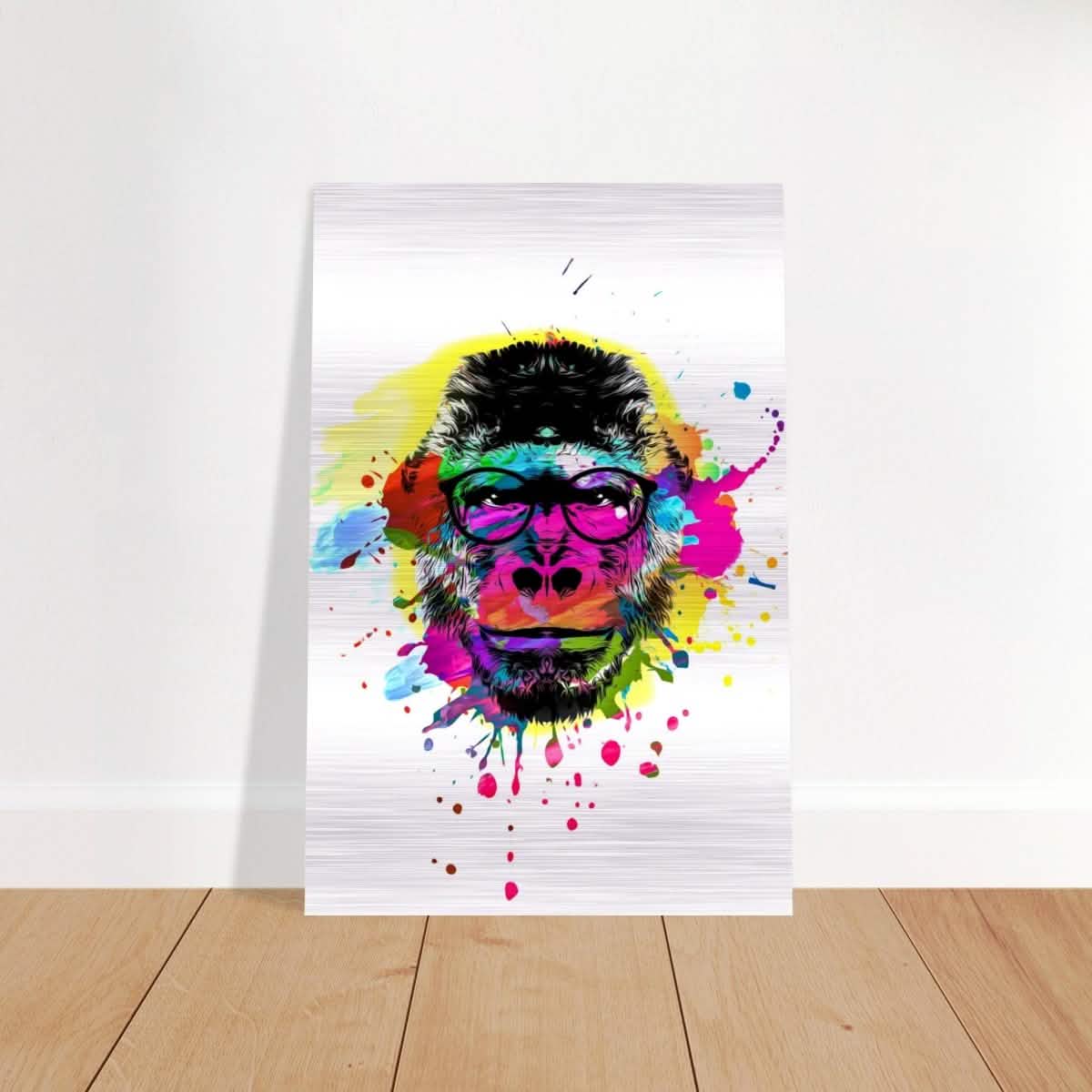 Da Vinci Pop Art Wall art print - Brushed Aluminum Print - 60x90 cm / 24x36″ -