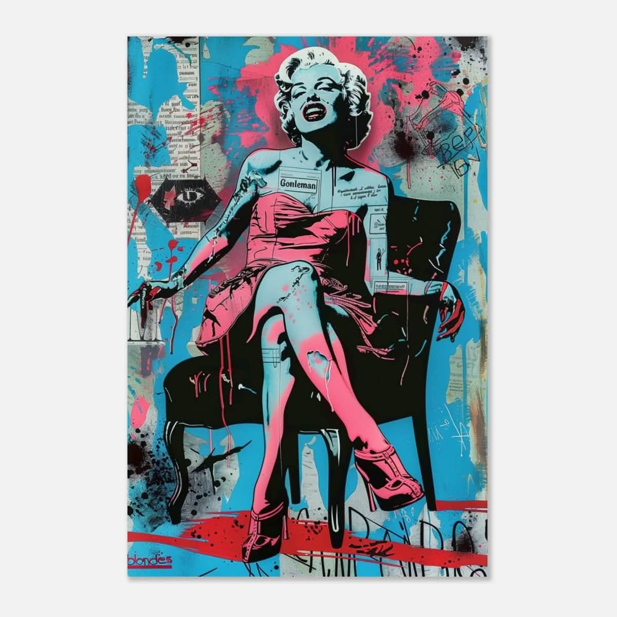 Da Vinci Pop Art Wall art print - Aluminum Print - 30x45 cm / 12x18″ -