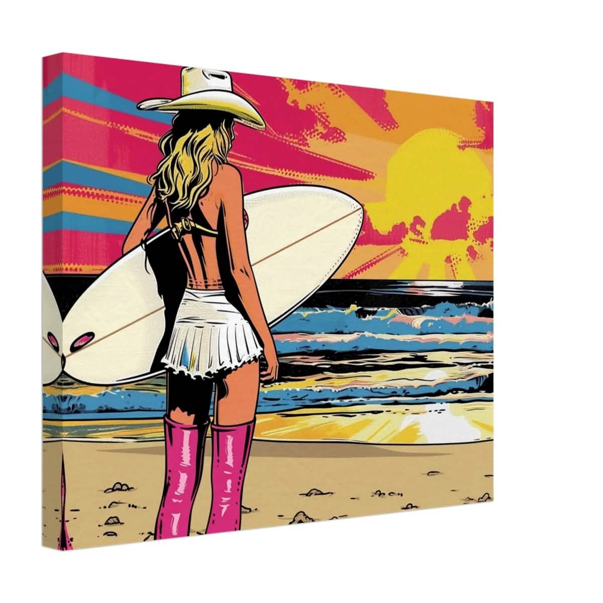 Da Vinci Pop Art Wall art Print - Canvas - 40x50 cm / 16x20″ - Thick